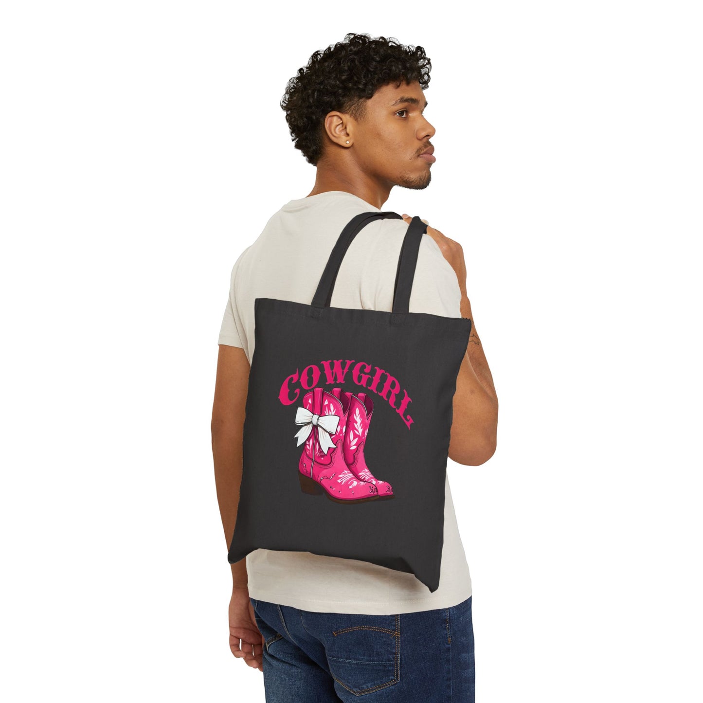 Cowgirl Canvas Tote Bag - Fun Western Style Accessories for Women
