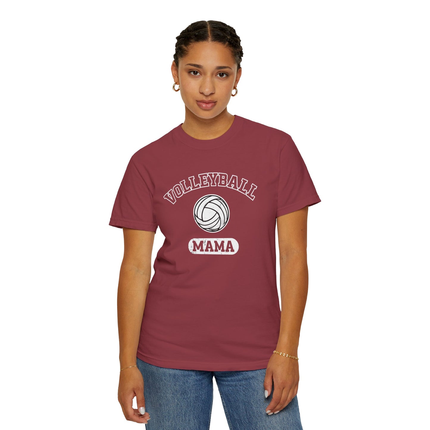 Volleyball Mama Unisex Garment-Dyed T-Shirt - Perfect Gift for Sports Moms!