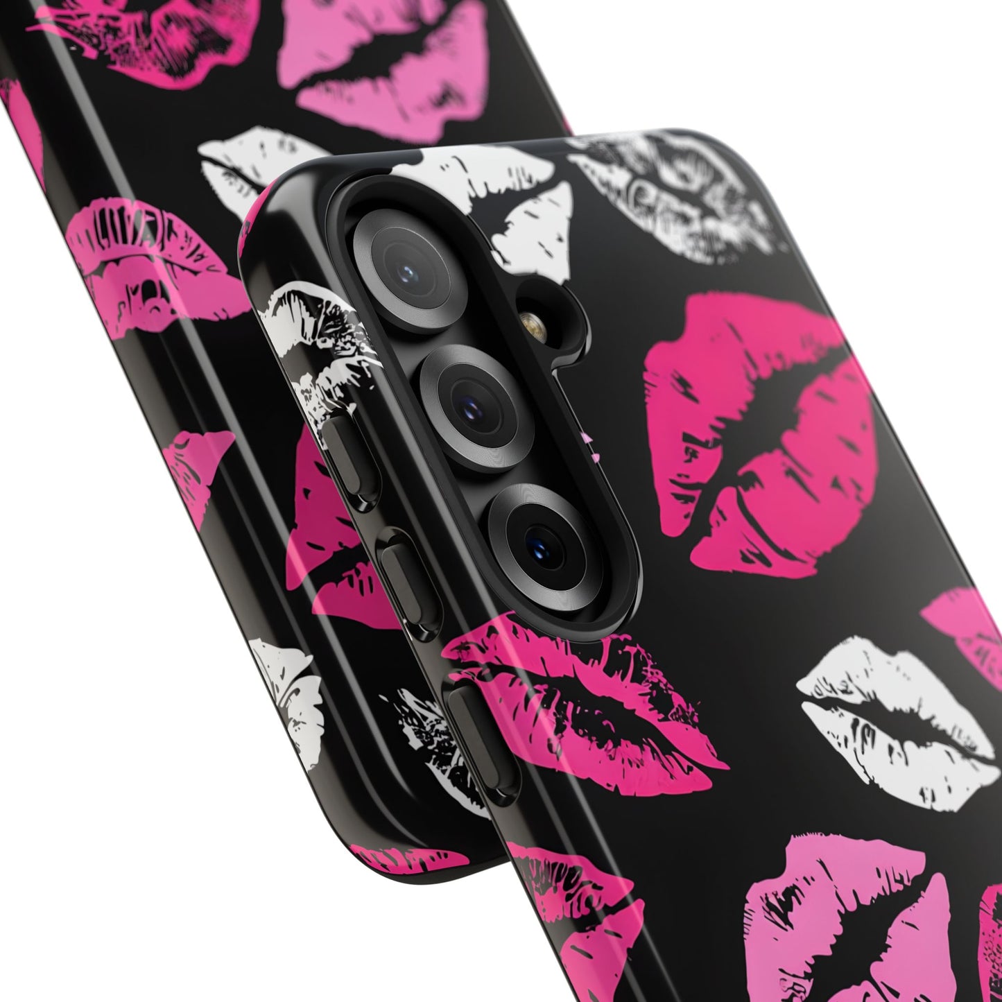 Lips Print iPhone Case - Stylish Tough Phone Cover