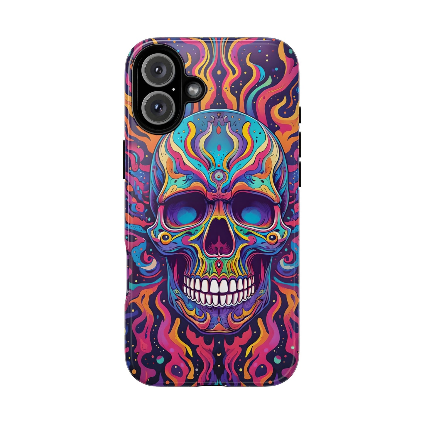 Colorful Skull Phone Case - Tough Cases for Bold Personalities