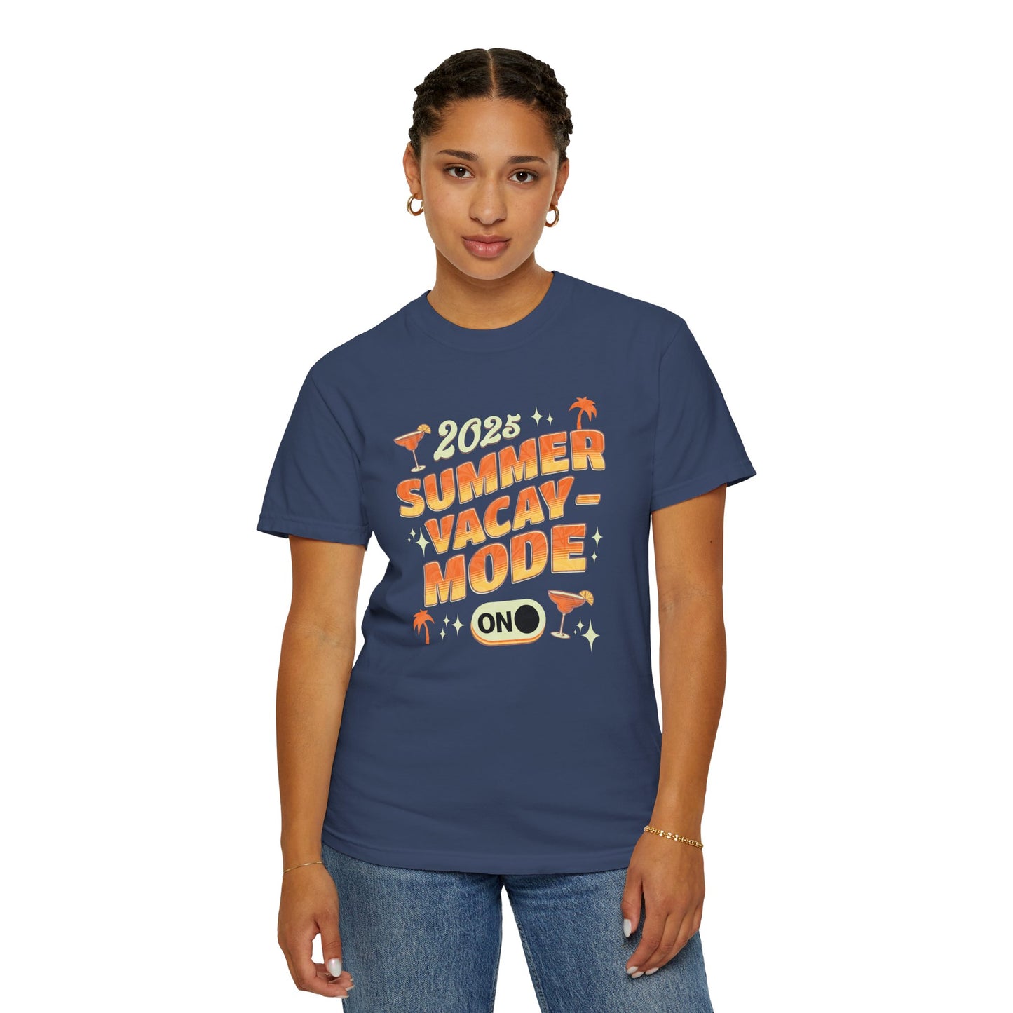 2025 Summer Vacay Mode Unisex T-Shirt - Perfect for Parties and Beach Days