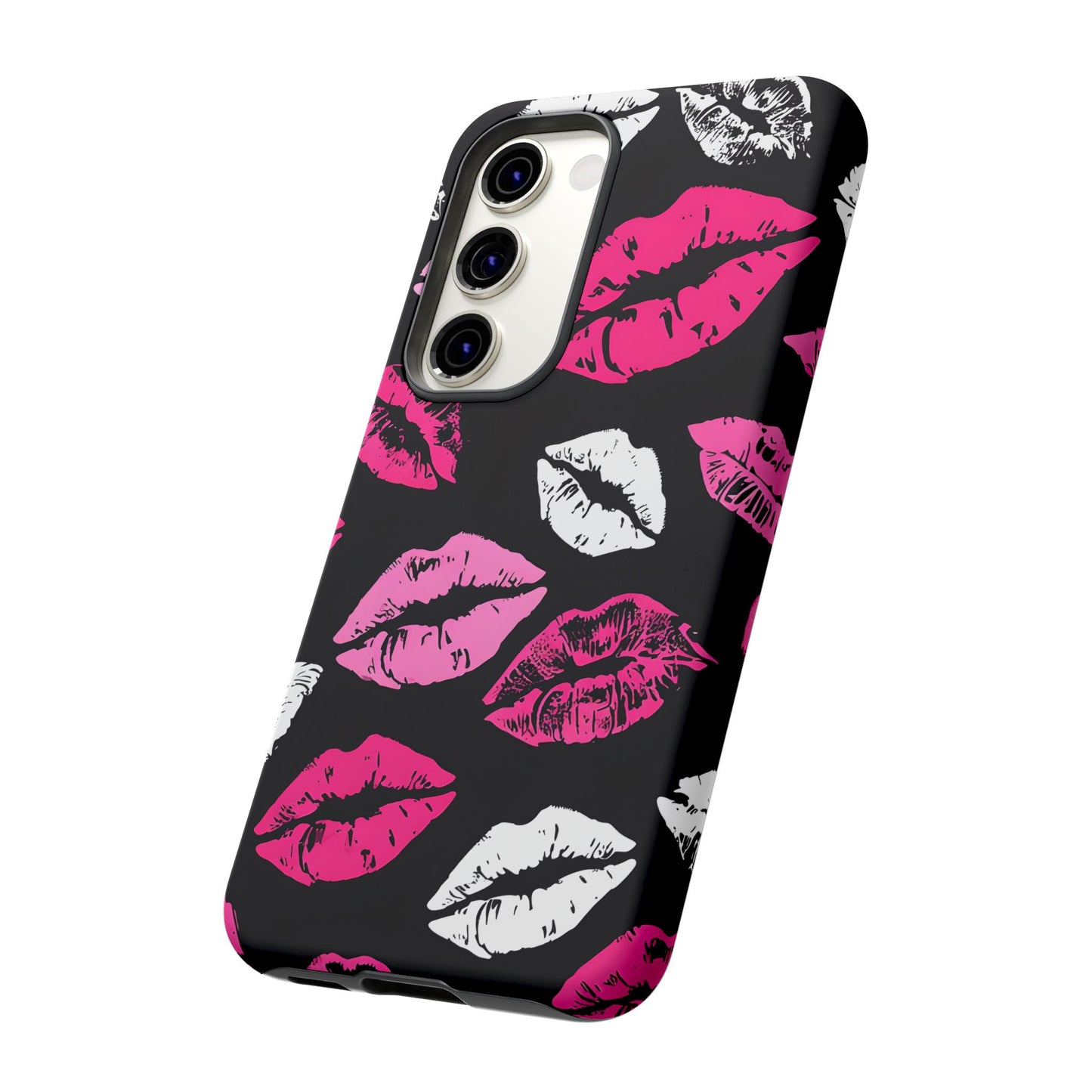 Lips Print iPhone Case - Stylish Tough Phone Cover