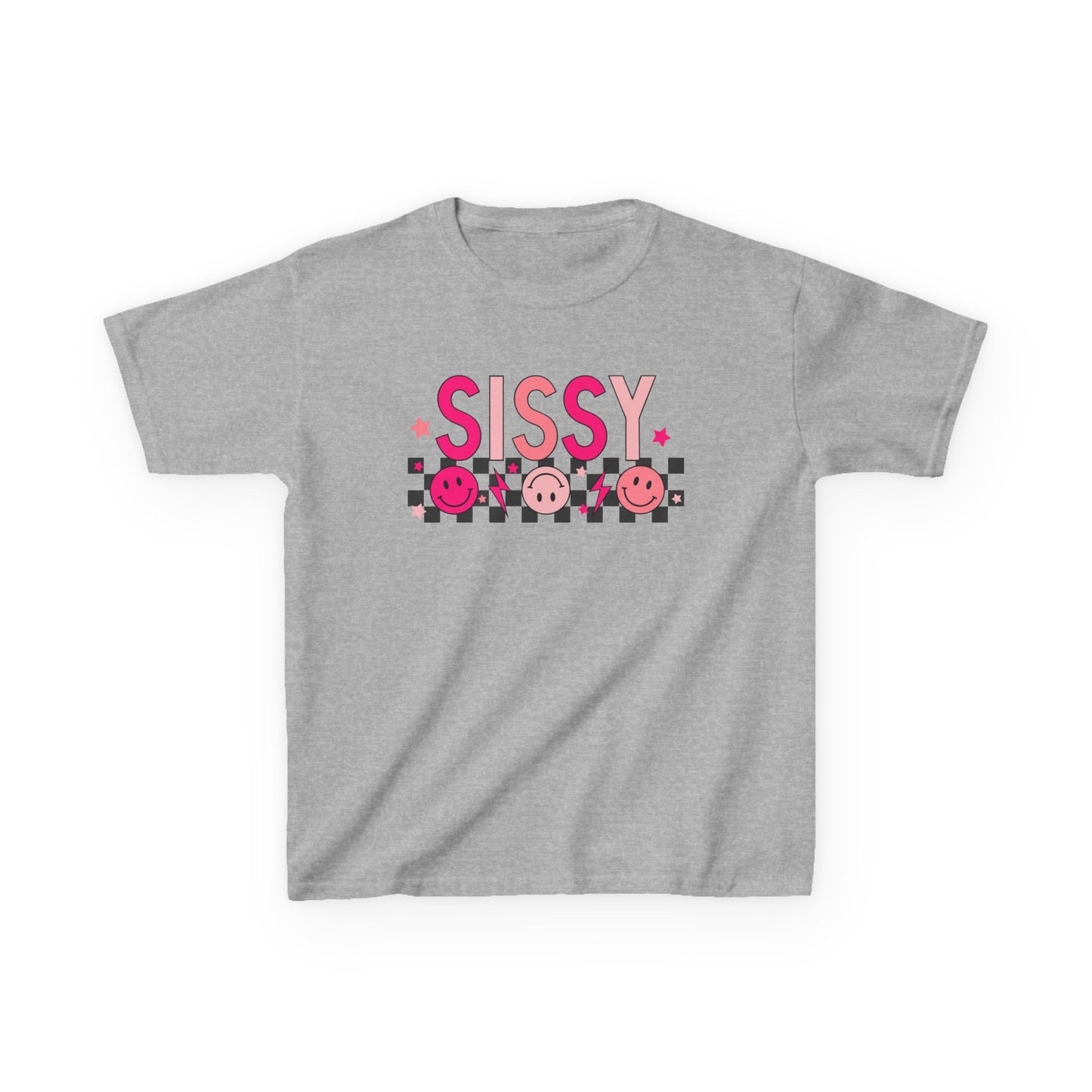 Kids 'Sissy' Heavy Cotton Tee - Fun & Playful Graphic T-Shirt for Youth
