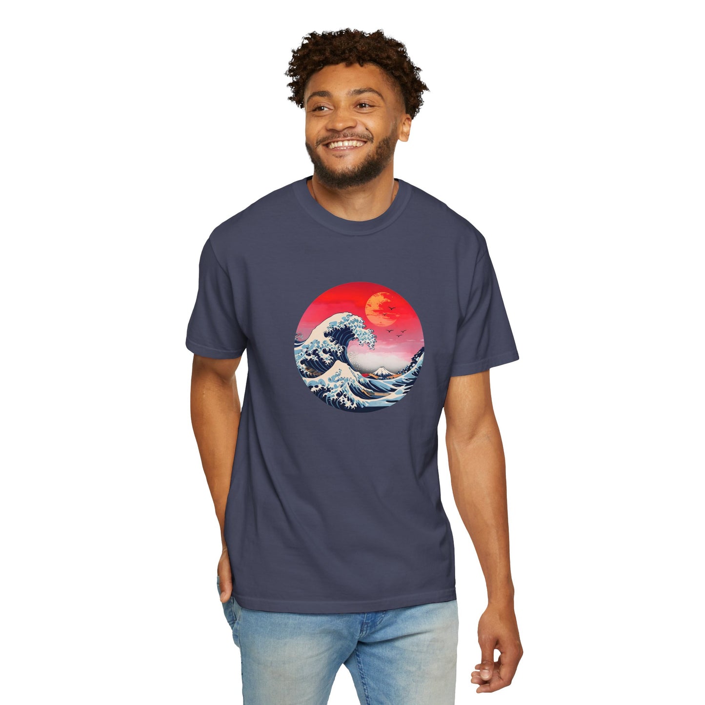 Ocean Wave Graphic Unisex T-Shirt | Beach Lover Gift | Summer Vibes