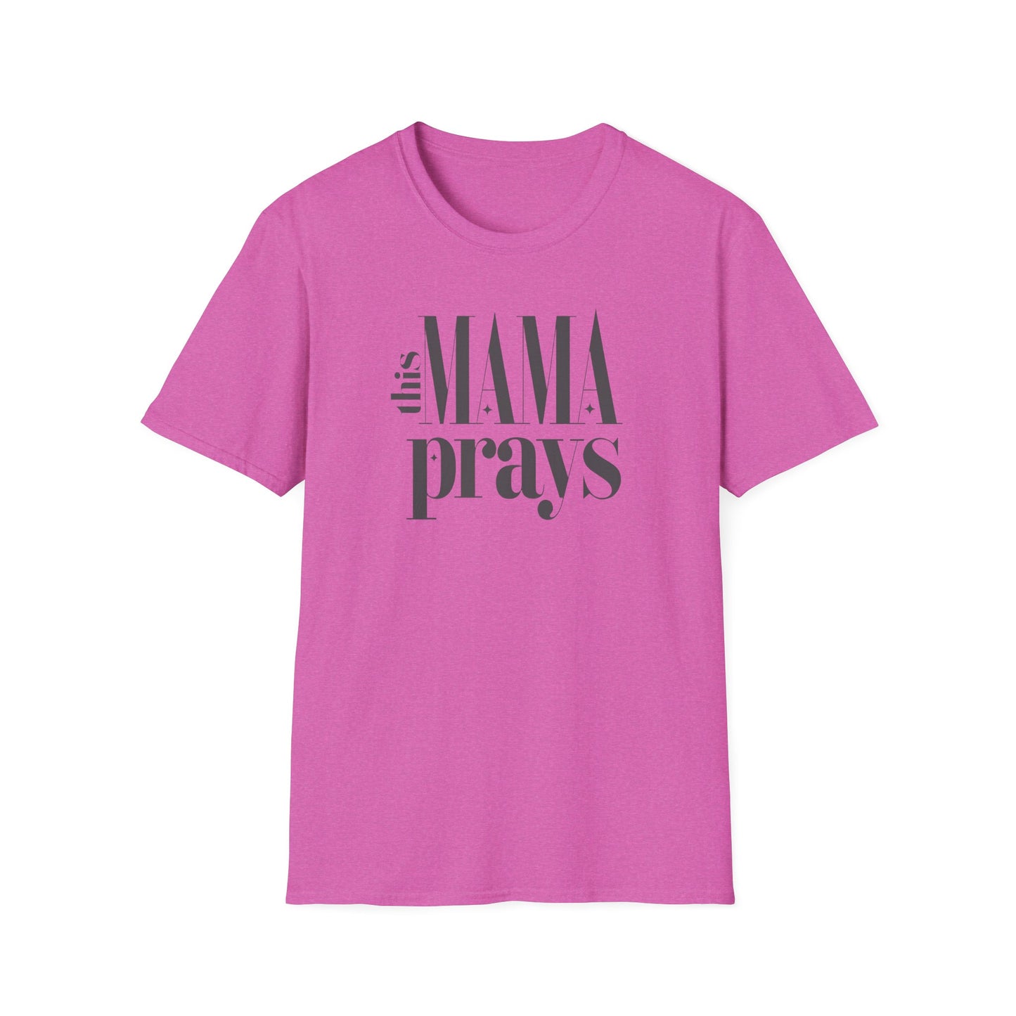 Unisex Softstyle T-Shirt - 'This Mama Prays' Inspirational Tee