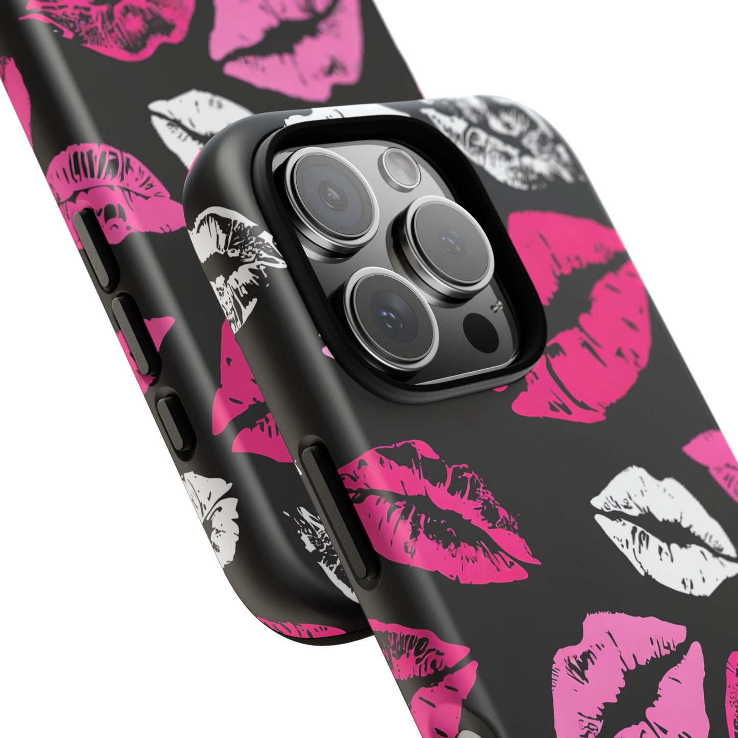 Lips Print iPhone Case - Stylish Tough Phone Cover