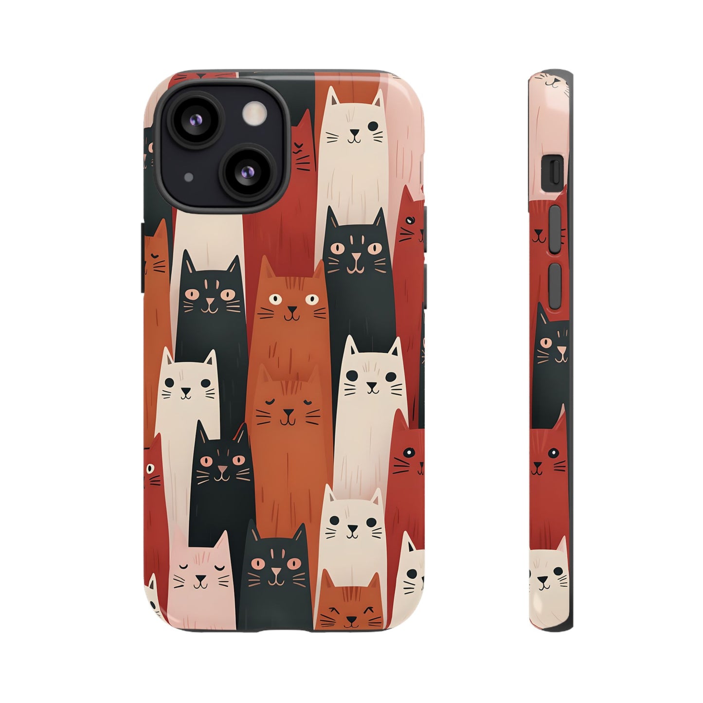 Playful Cat Phone Case - Tough & Stylish Purrfect for Cat Lovers
