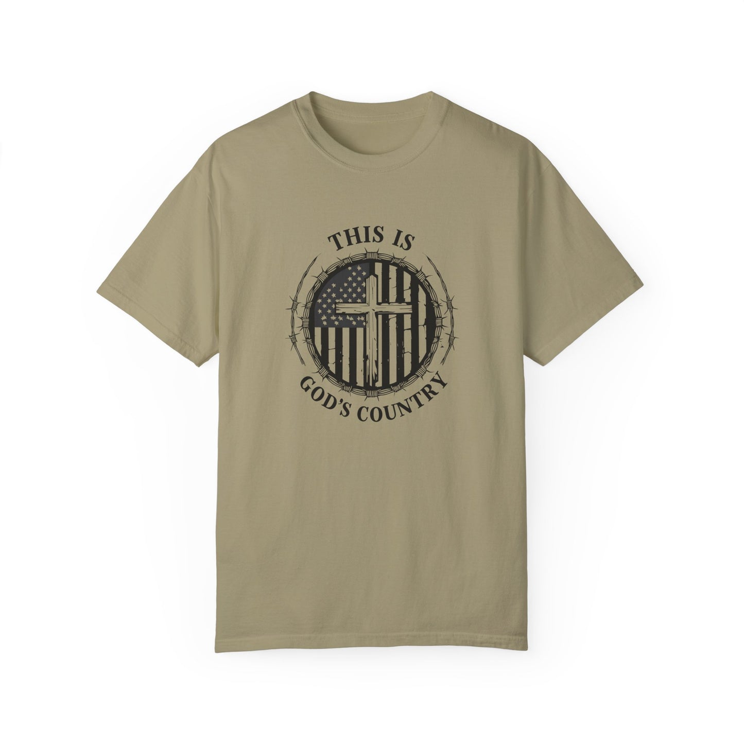 Unisex God’s Country Graphic T-Shirt - Patriotic Design