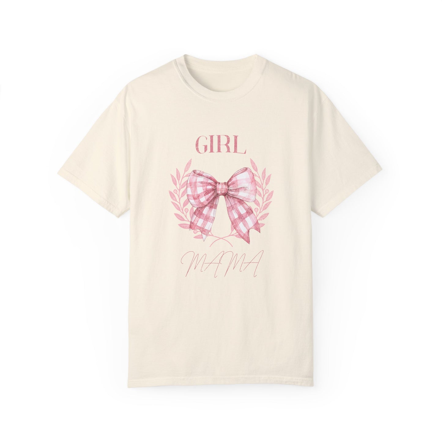 Girl Mama T-Shirt | Floral Bow Design | Perfect for Mother's Day Coquette