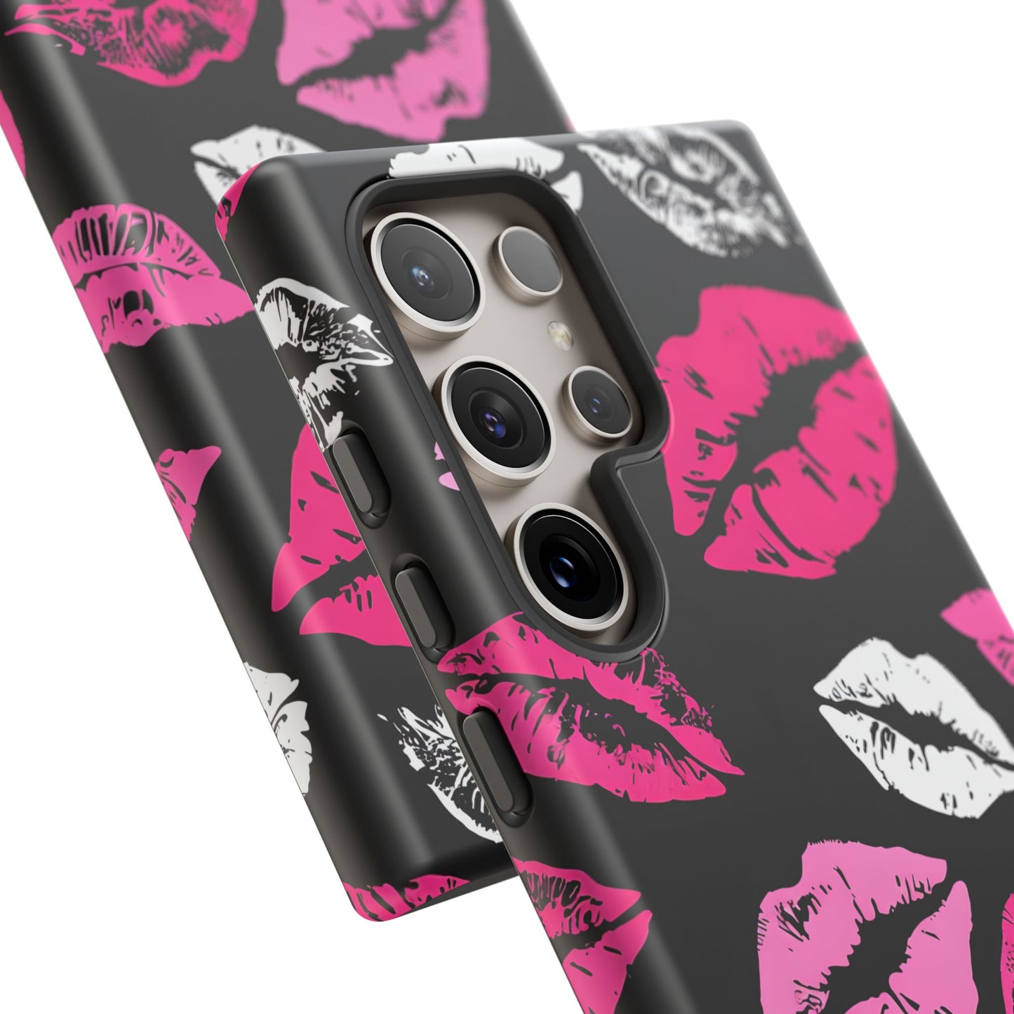 Lips Print iPhone Case - Stylish Tough Phone Cover