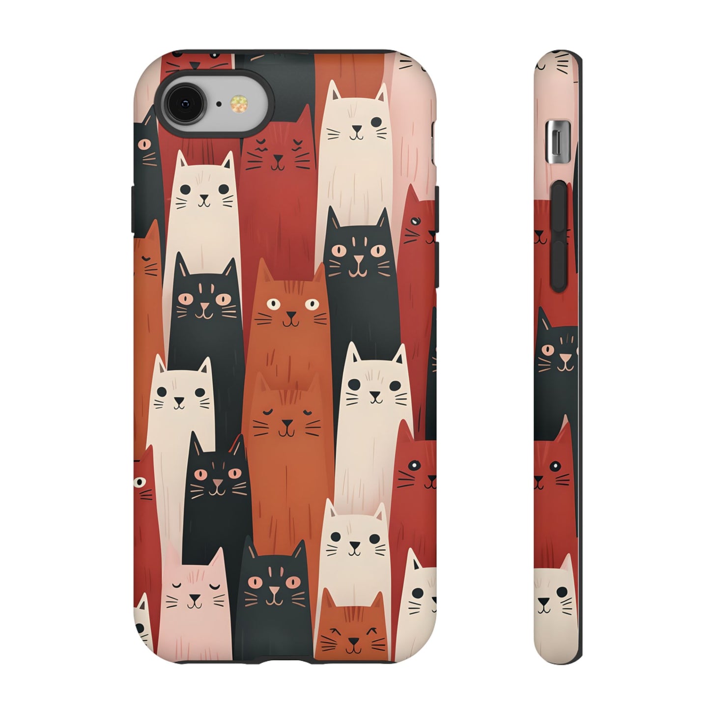 Playful Cat Phone Case - Tough & Stylish Purrfect for Cat Lovers