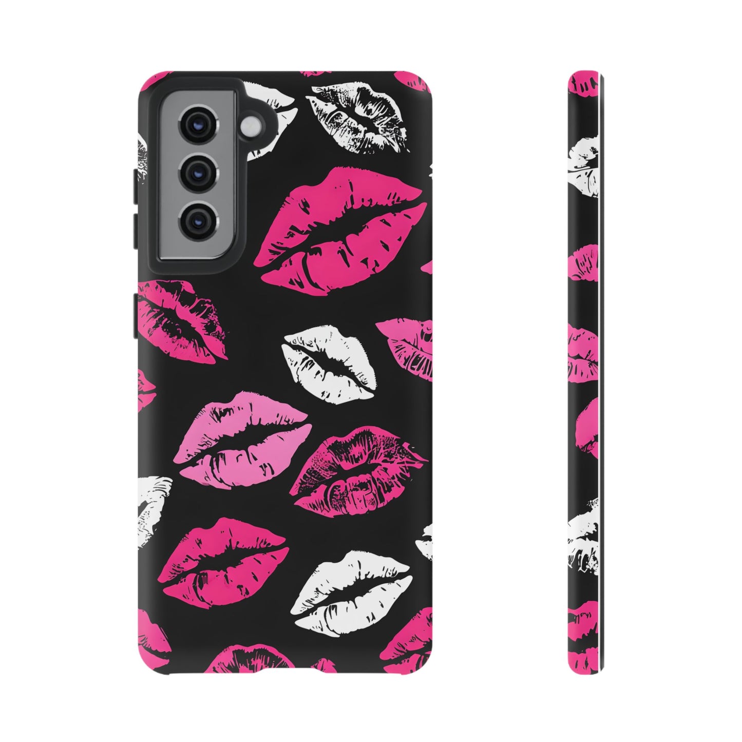 Lips Print iPhone Case - Stylish Tough Phone Cover