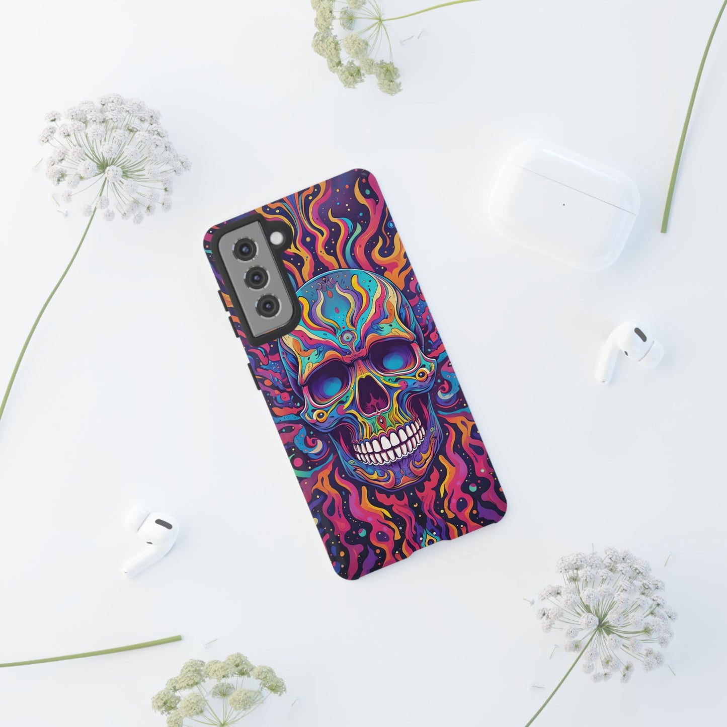 Colorful Skull Phone Case - Tough Cases for Bold Personalities