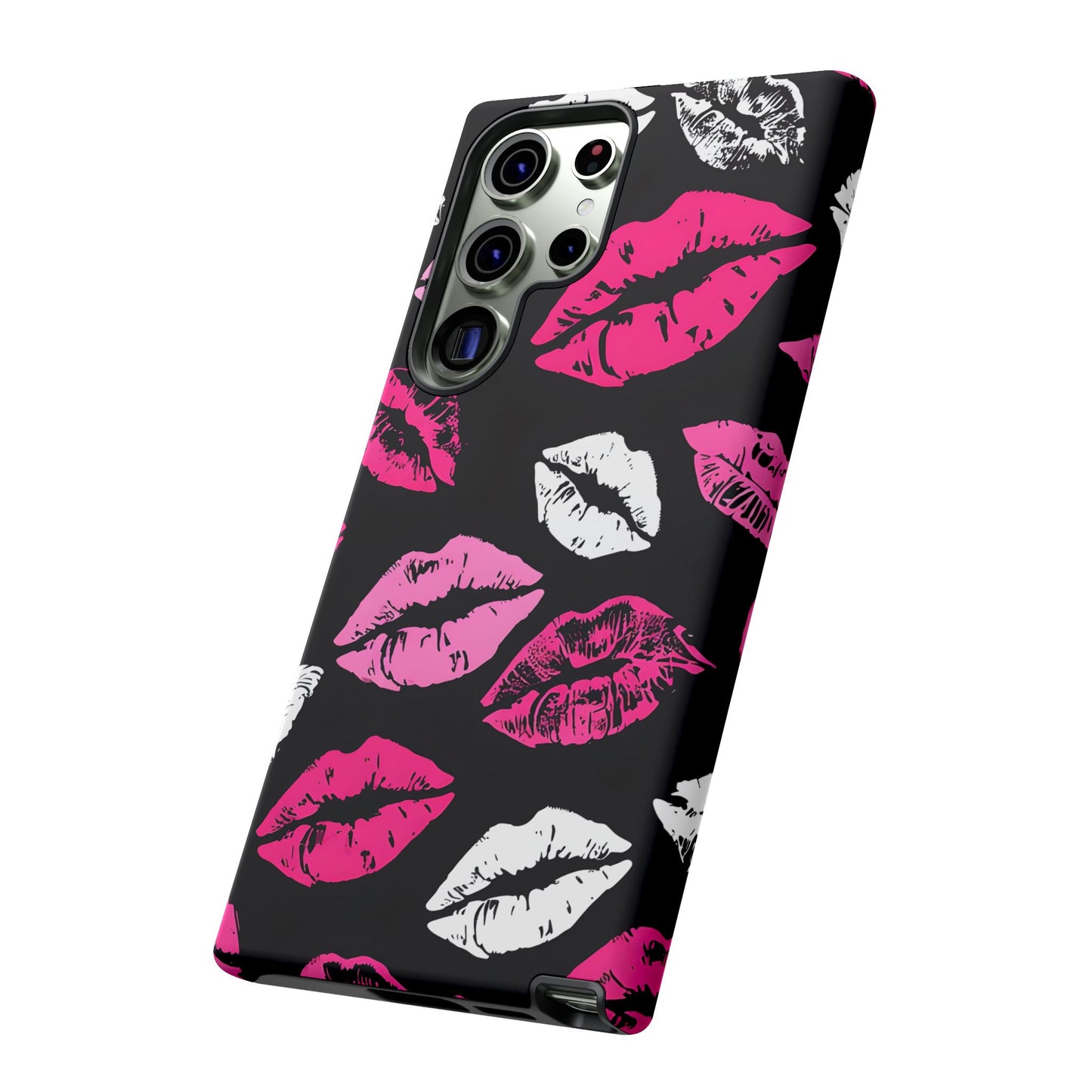 Lips Print iPhone Case - Stylish Tough Phone Cover