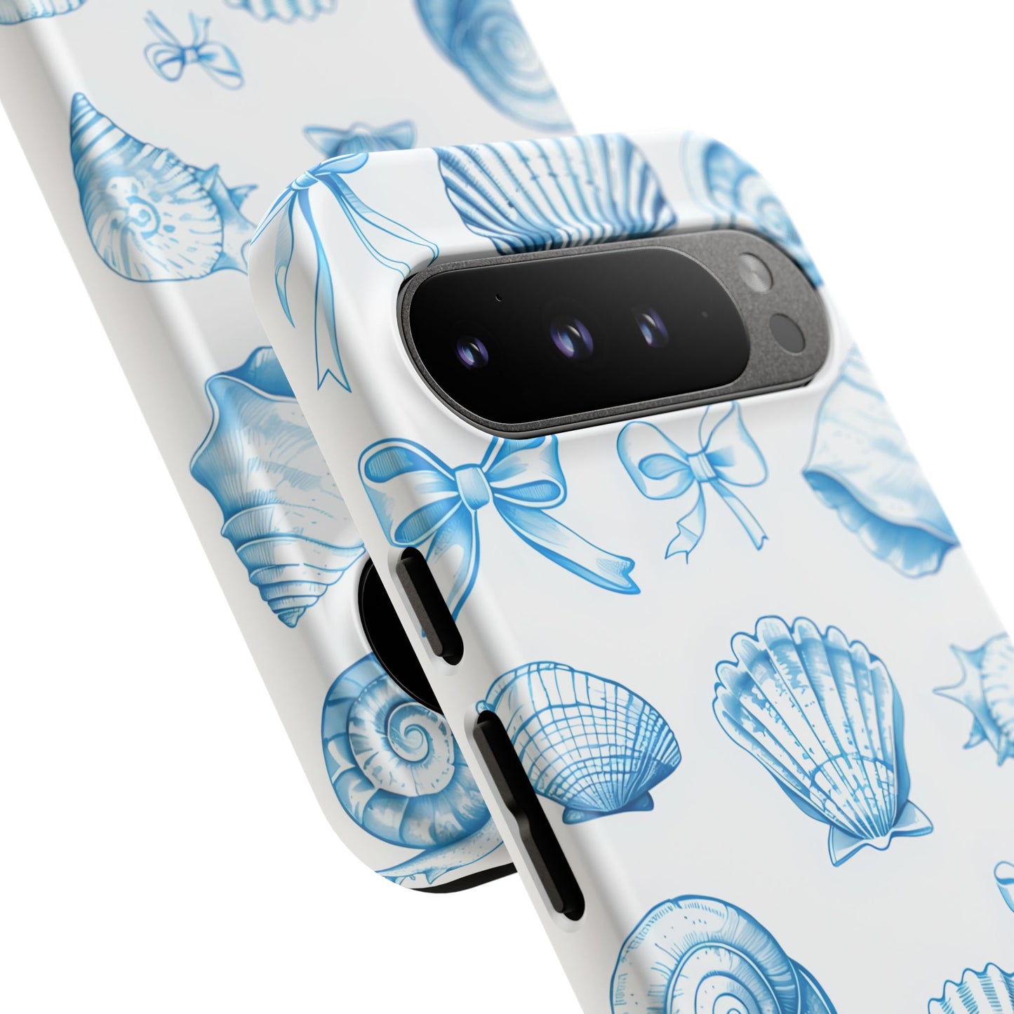 Coquette-Coastal Ocean-Themed Phone Case - Seashell and Starfish Design