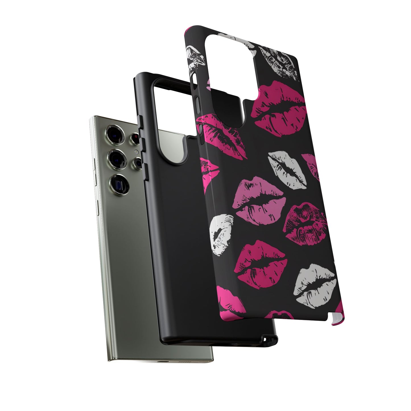 Lips Print iPhone Case - Stylish Tough Phone Cover