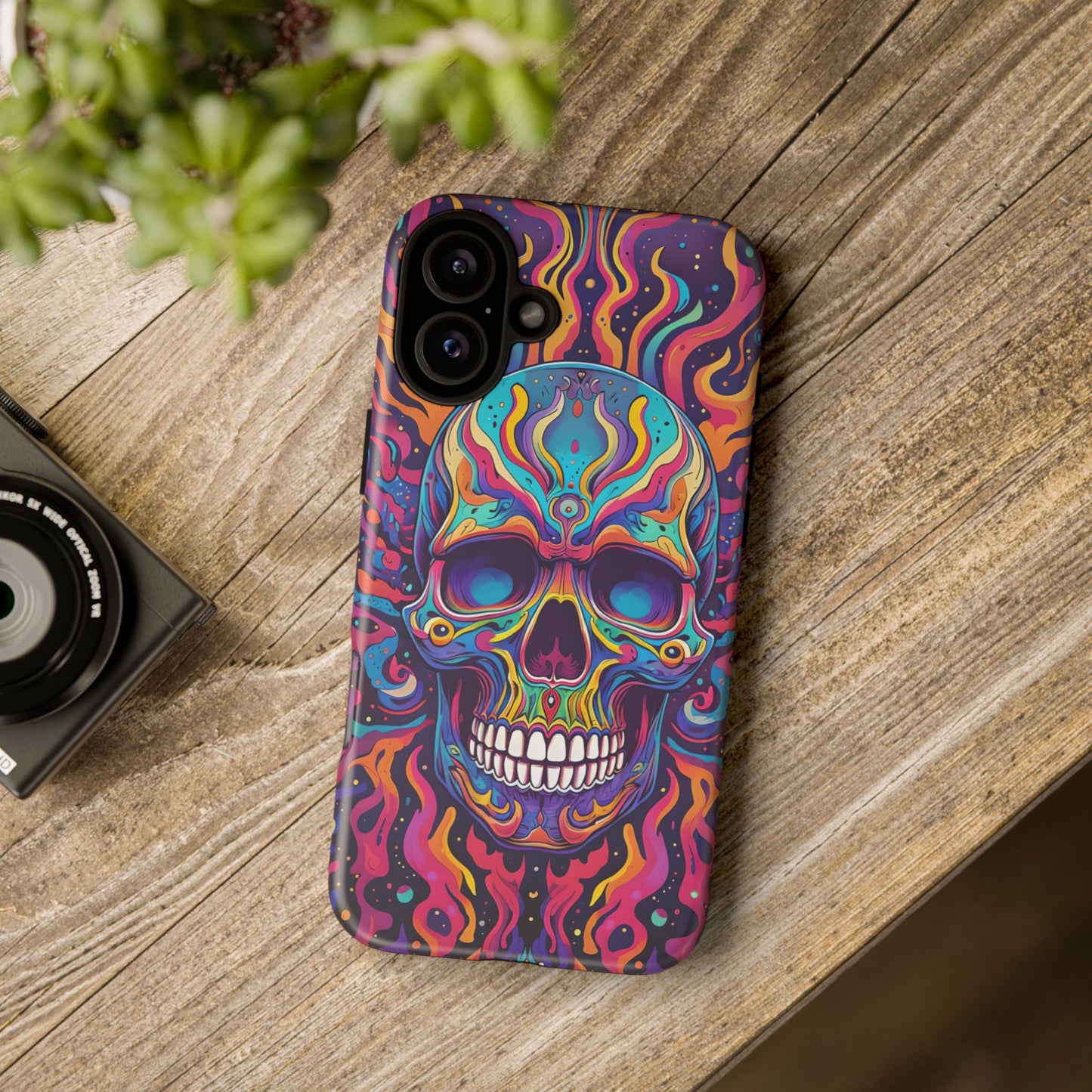 Colorful Skull Phone Case - Tough Cases for Bold Personalities