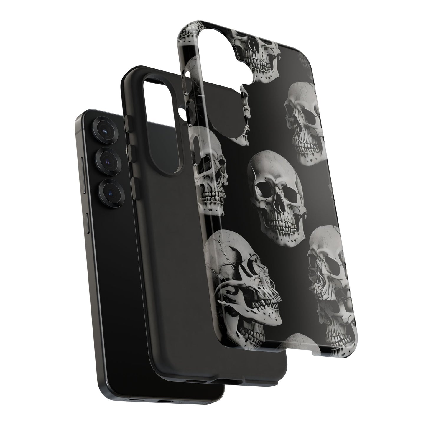 Skull Print Phone Case - Tough Cases for Bold Style