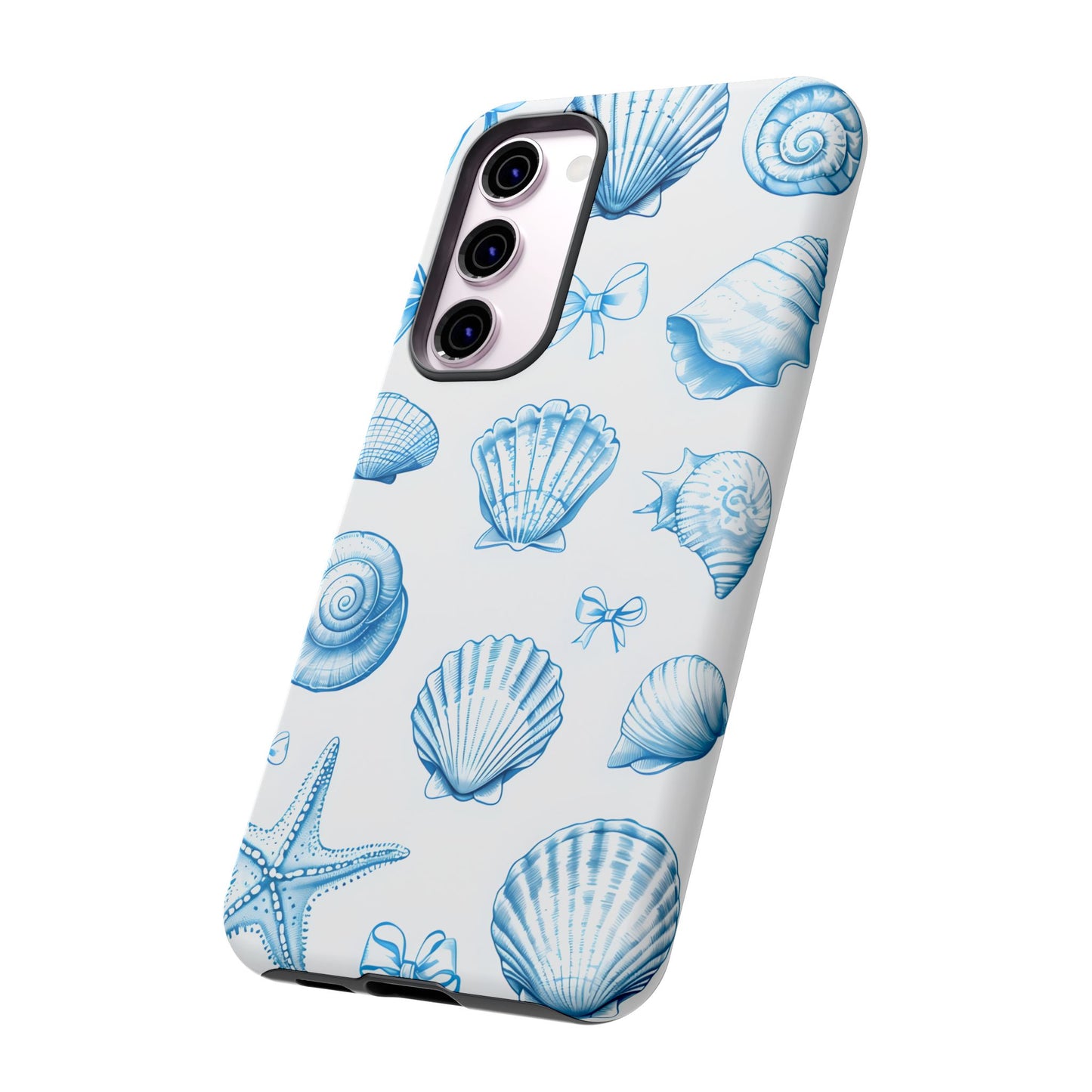 Coquette-Coastal Ocean-Themed Phone Case - Seashell and Starfish Design