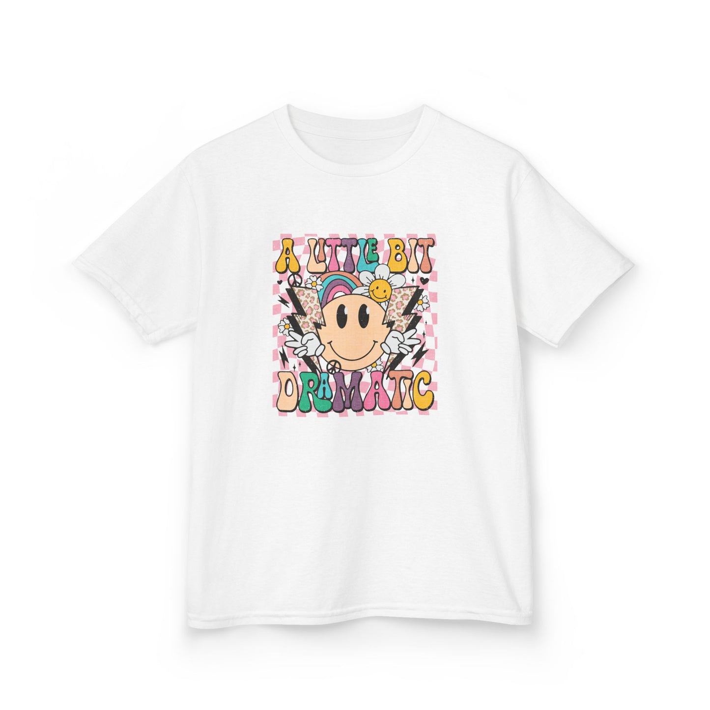 Kids 'A Little Bit Dramatic' Tee - Fun Cotton T-Shirt for Playful Kids