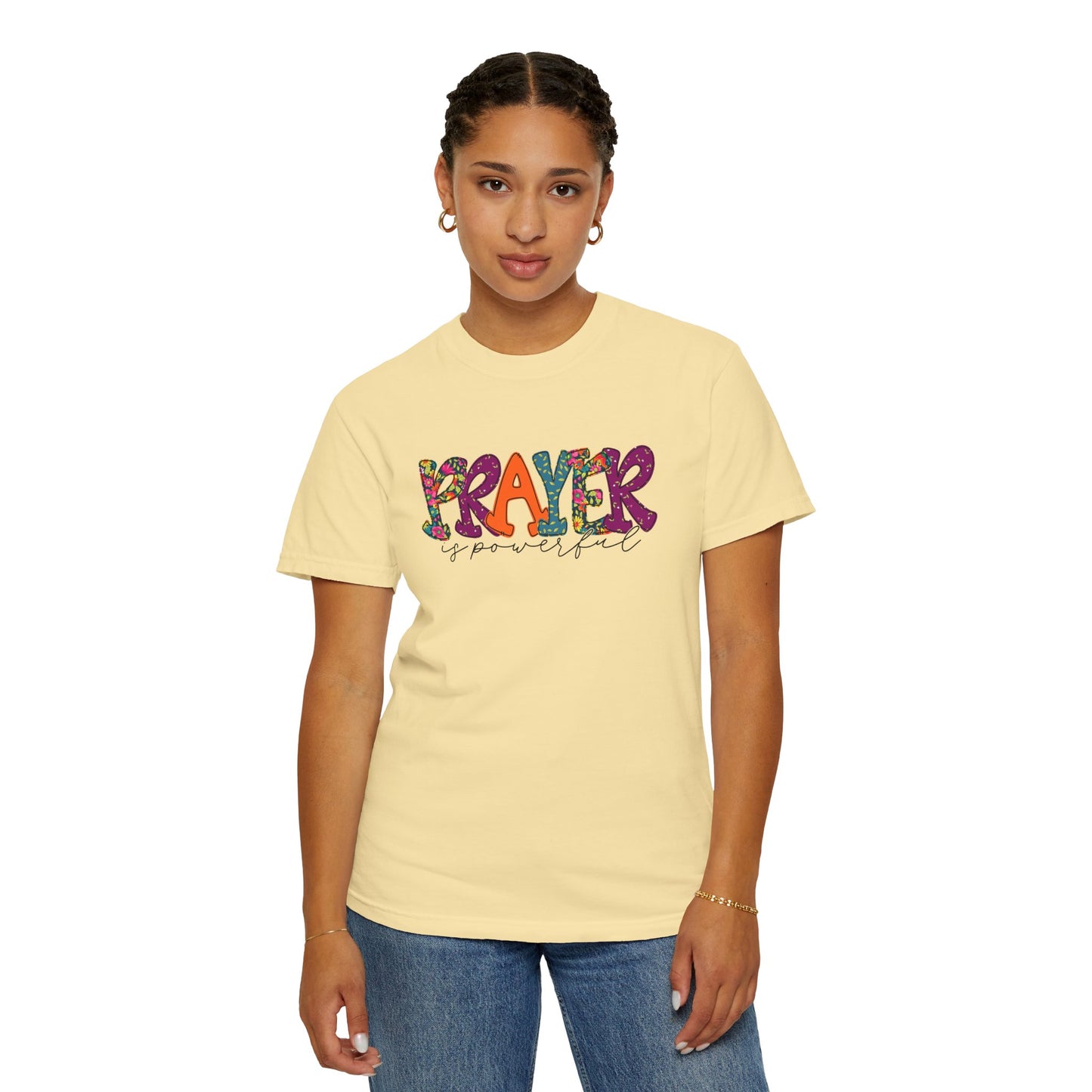 Colorful "Prayer is Powerful" Unisex T-Shirt