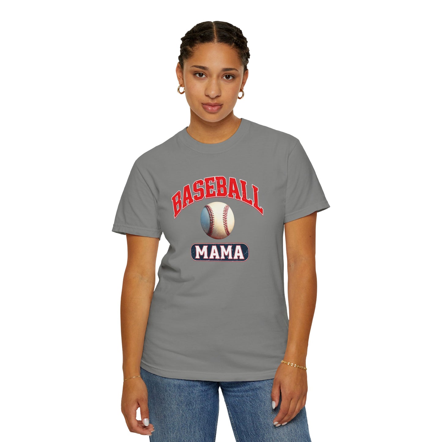 Baseball Mama Unisex Garment-Dyed T-shirt - Perfect for Sports Moms