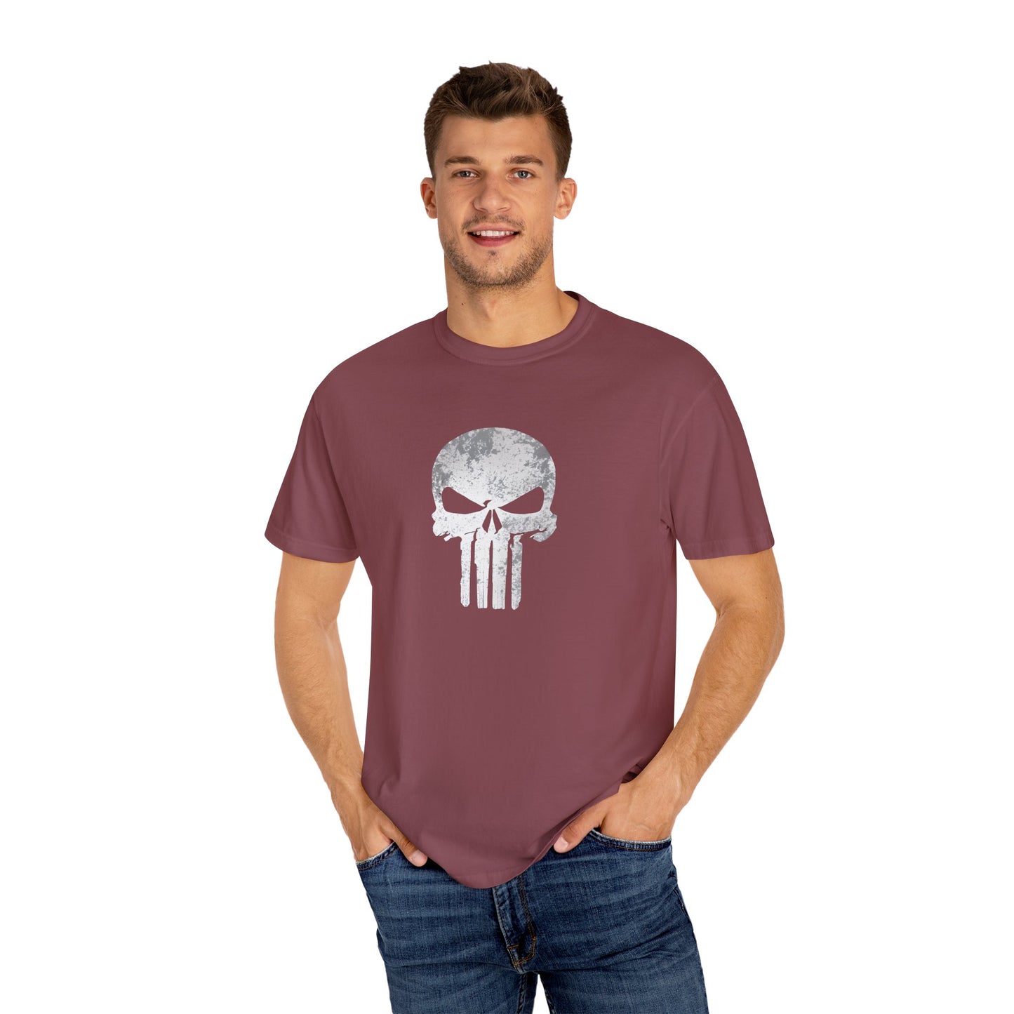 Unisex Skull Graphic T-Shirt - Trendy, Casual Wear for Edgy Style