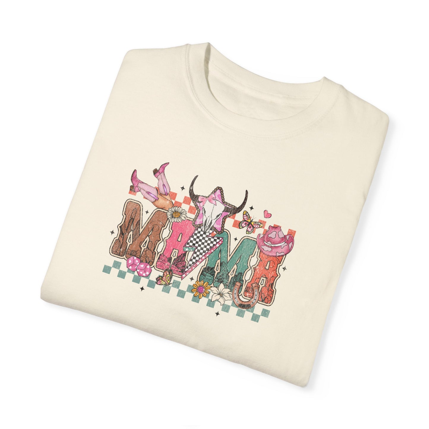 Whimsical Animal Print Unisex Garment-Dyed T-shirt | Fun Casual Tee