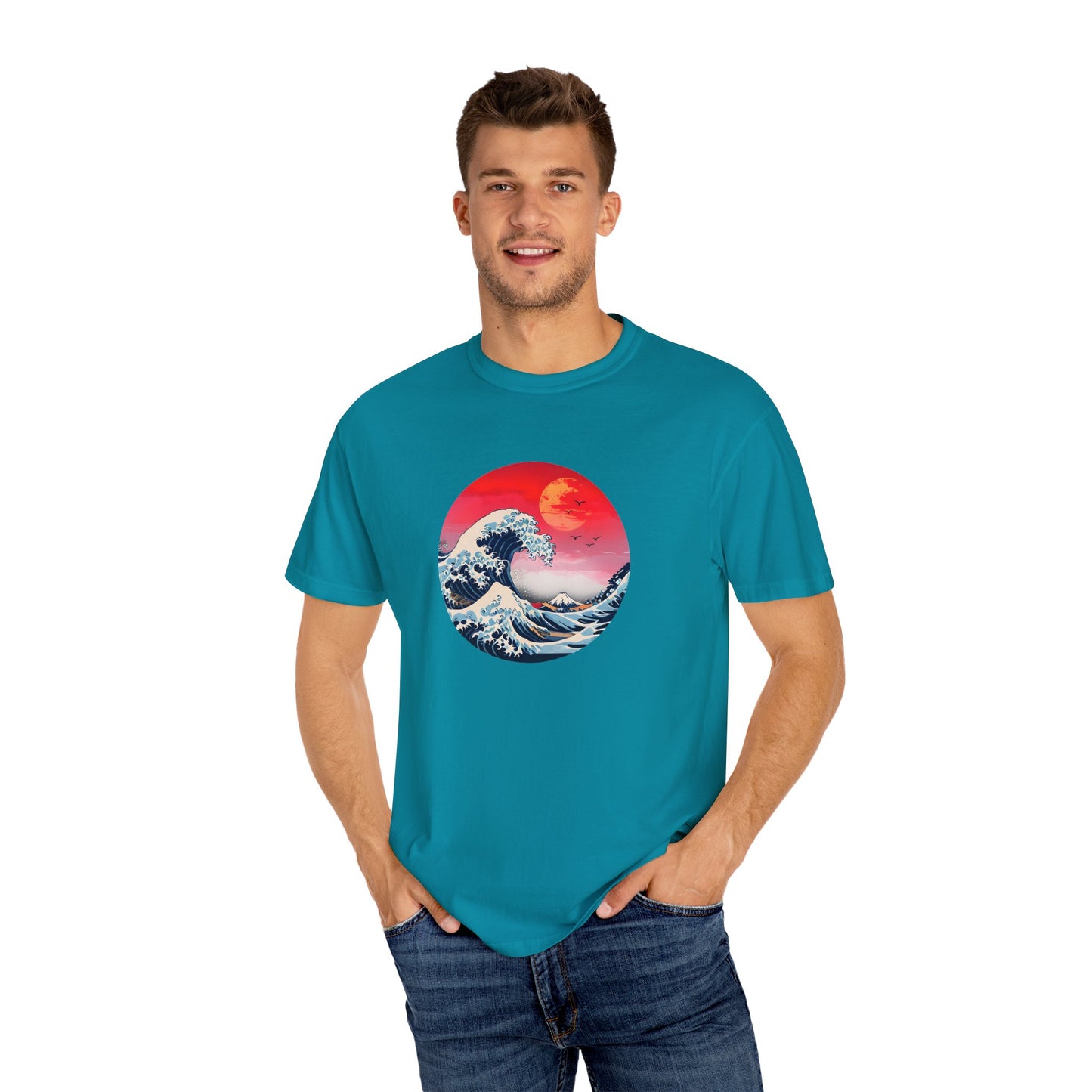 Ocean Wave Graphic Unisex T-Shirt | Beach Lover Gift | Summer Vibes