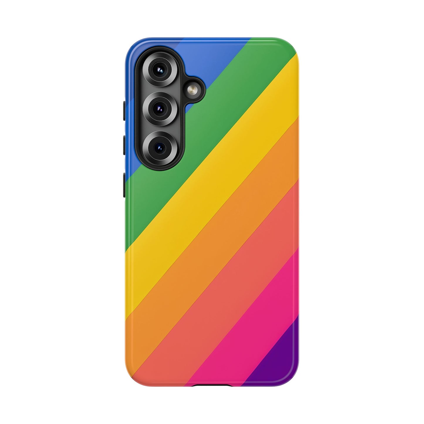Vibrant Rainbow Phone Case - Tough & Stylish