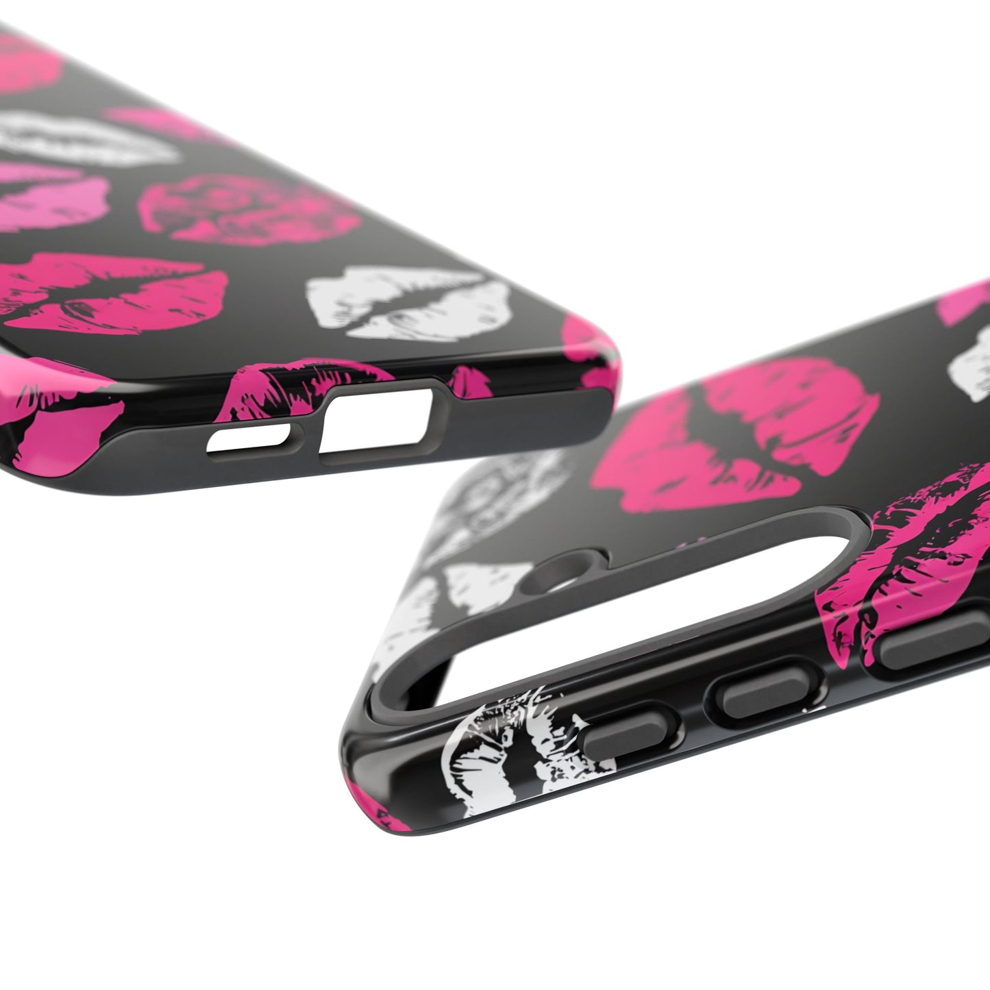 Lips Print iPhone Case - Stylish Tough Phone Cover
