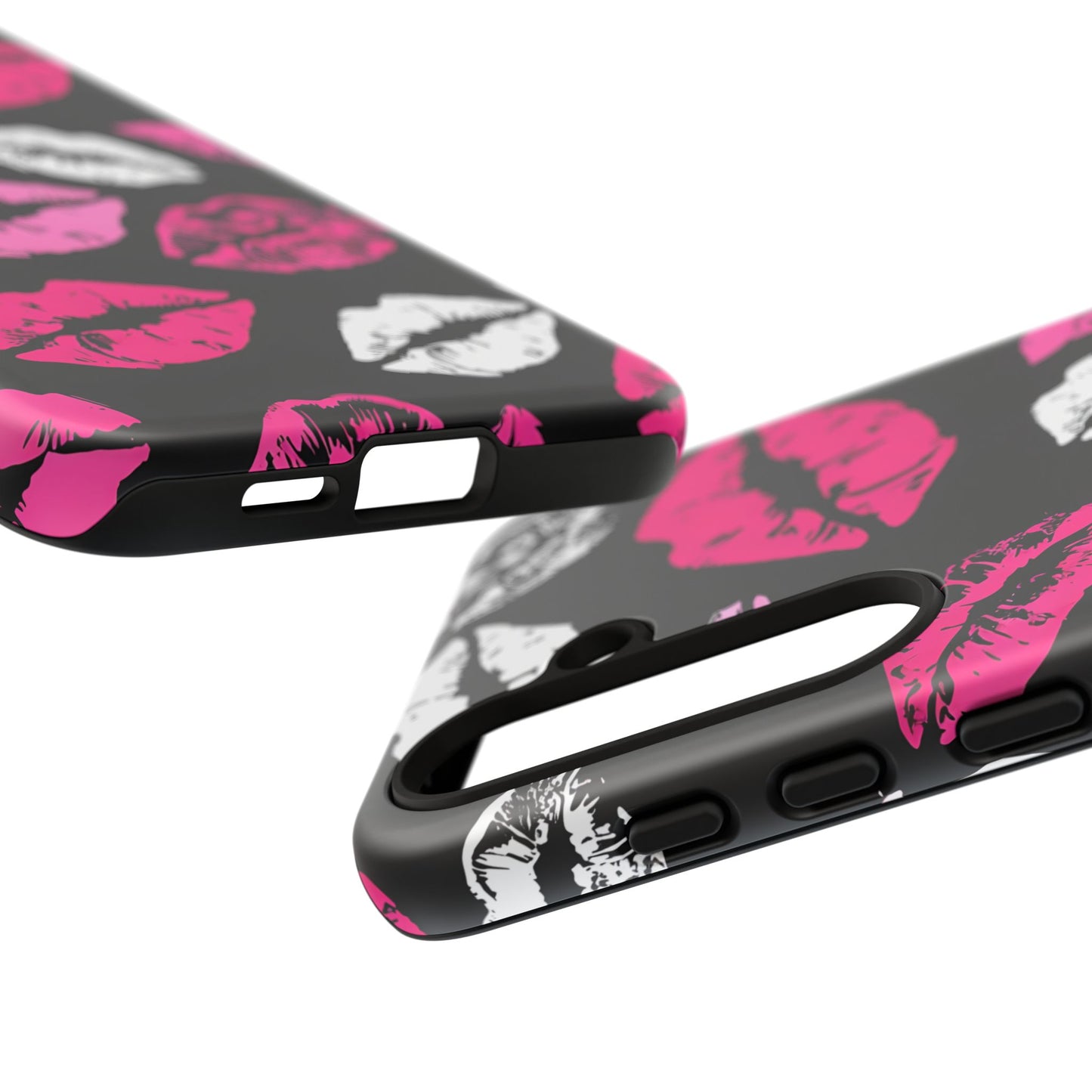 Lips Print iPhone Case - Stylish Tough Phone Cover
