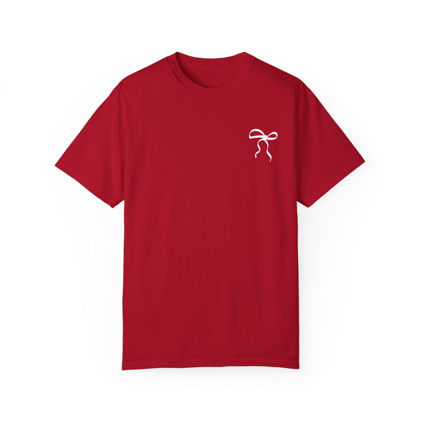 Inspirational T-Shirt with Bow Design – "But God"