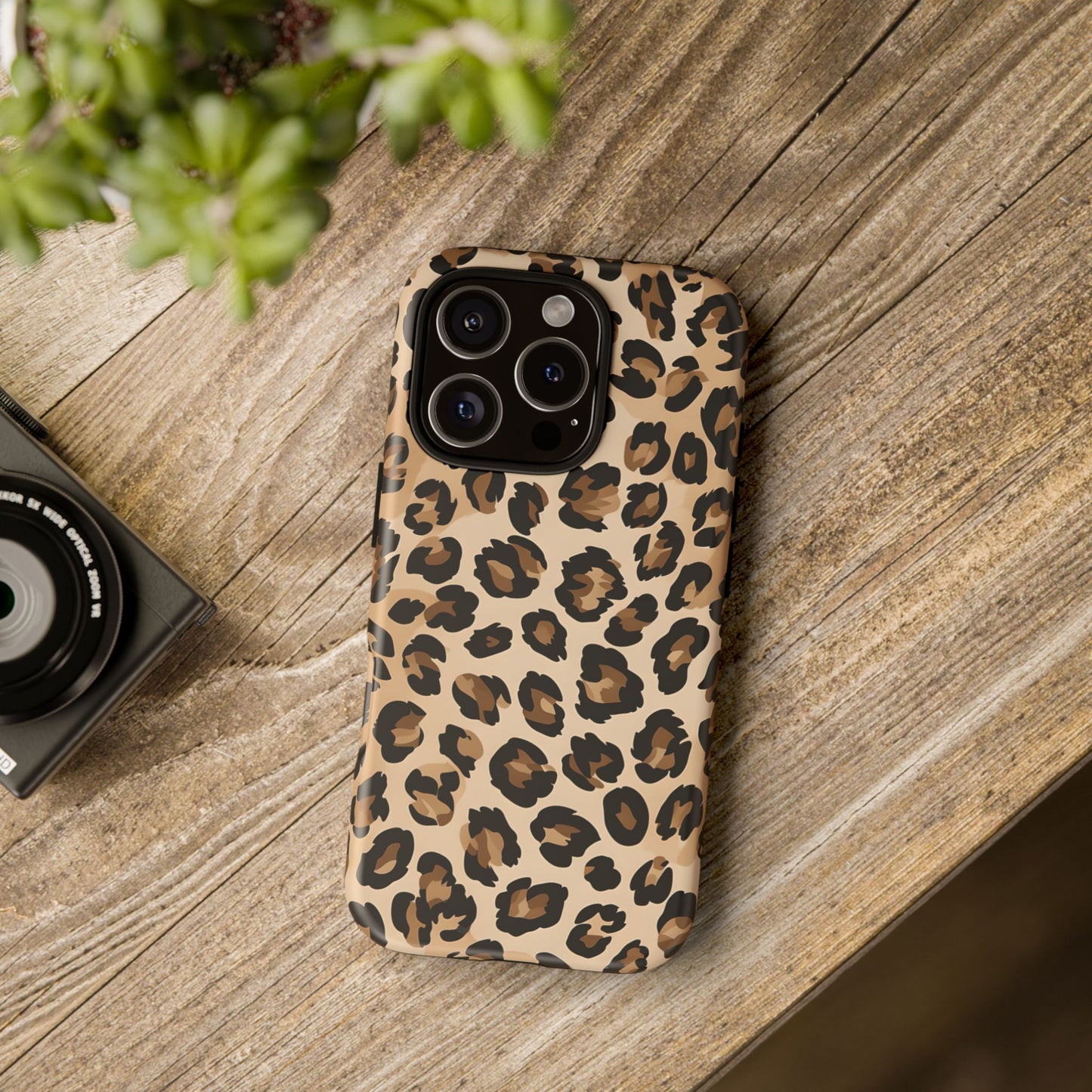 Wild Leopard Print Phone Case - Tough Protection for Animal Lovers