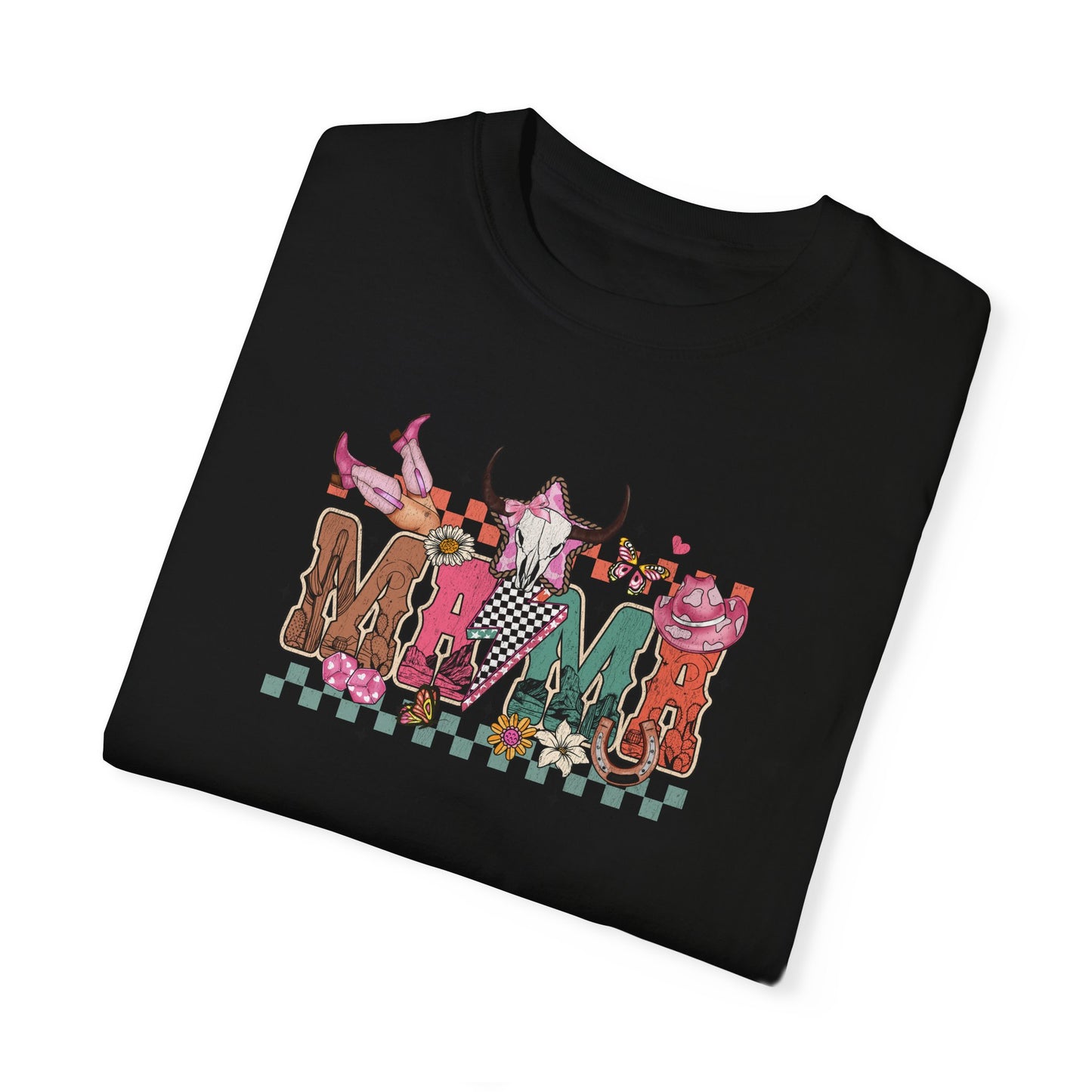 Whimsical Animal Print Unisex Garment-Dyed T-shirt | Fun Casual Tee