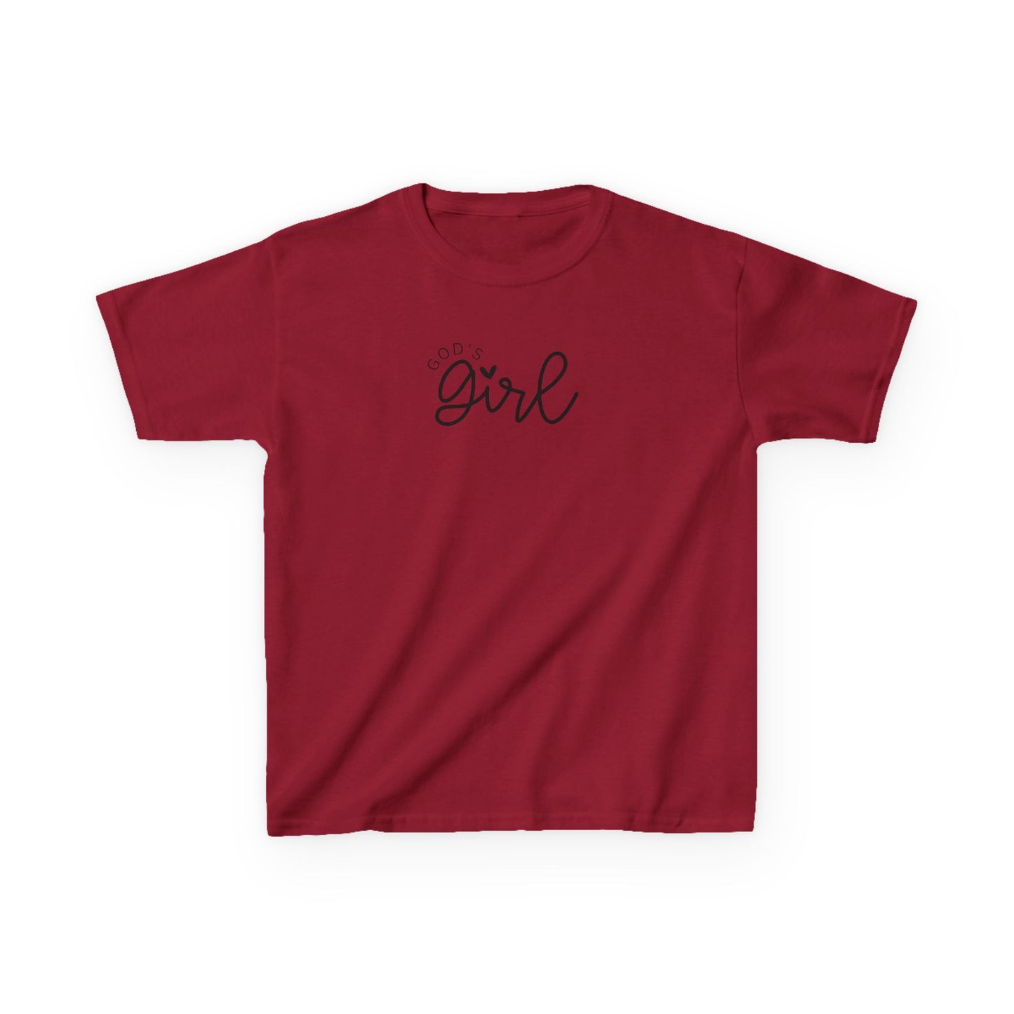 God's Girl Kids Heavy Cotton Tee - Cute and Comfortable T-Shirt for Faith-Inspired Girls
