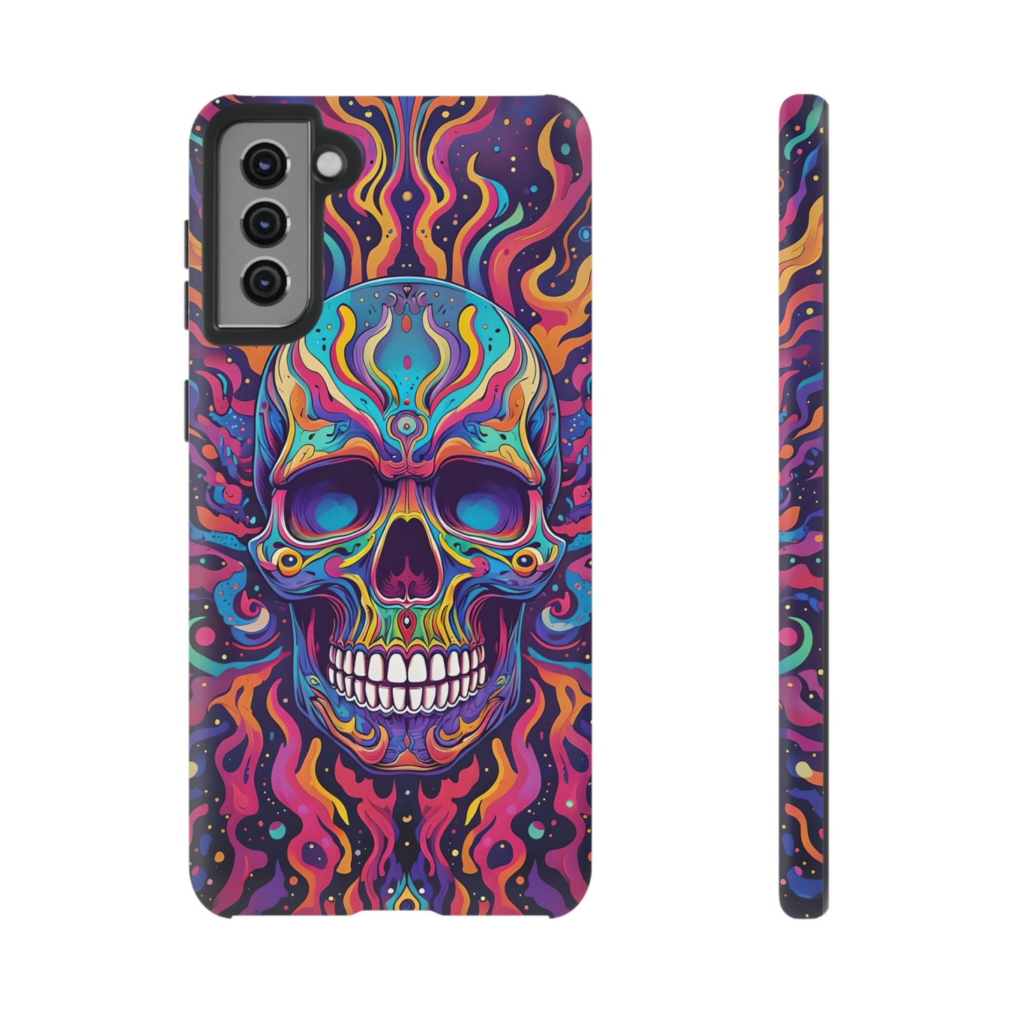 Colorful Skull Phone Case - Tough Cases for Bold Personalities