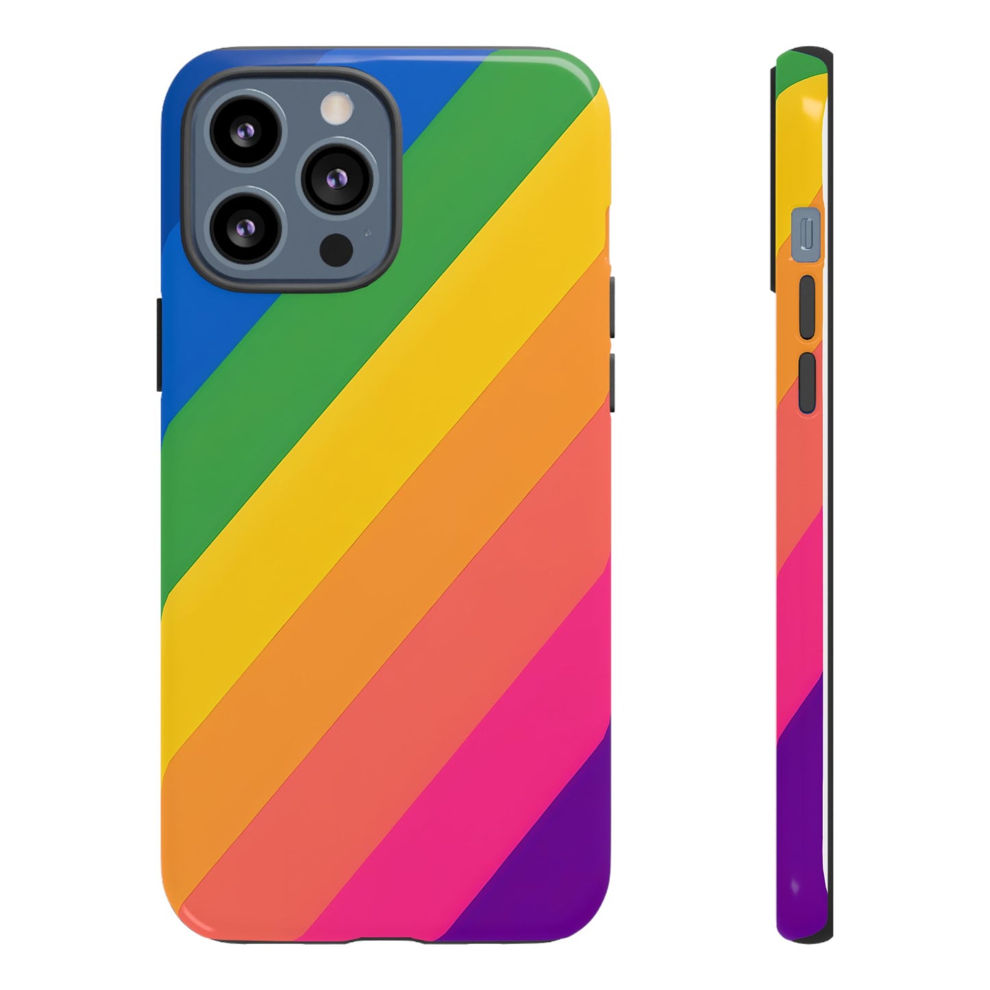 Vibrant Rainbow Phone Case - Tough & Stylish