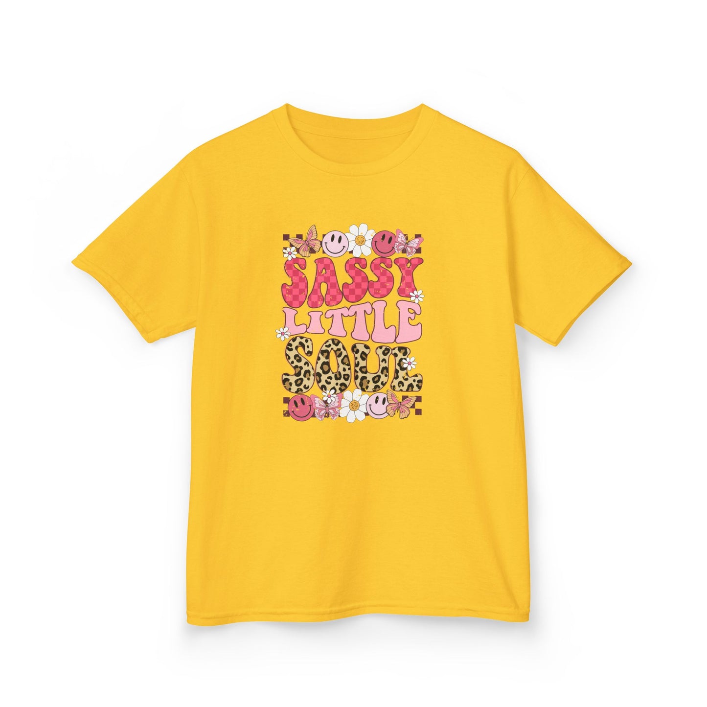 Sassy Little Soul Kids Tee - Fun & Trendy Heavy Cotton Shirt for Children