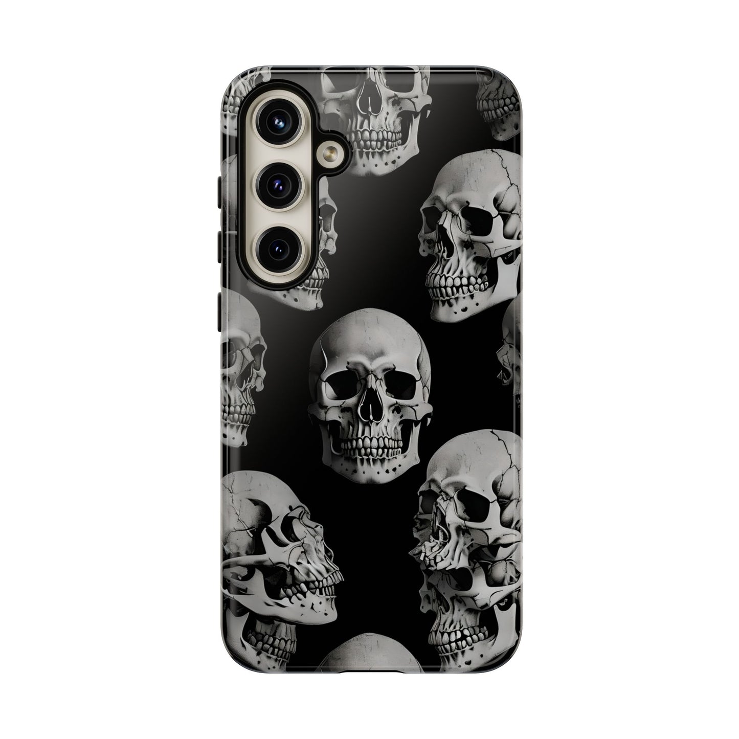 Skull Print Phone Case - Tough Cases for Bold Style