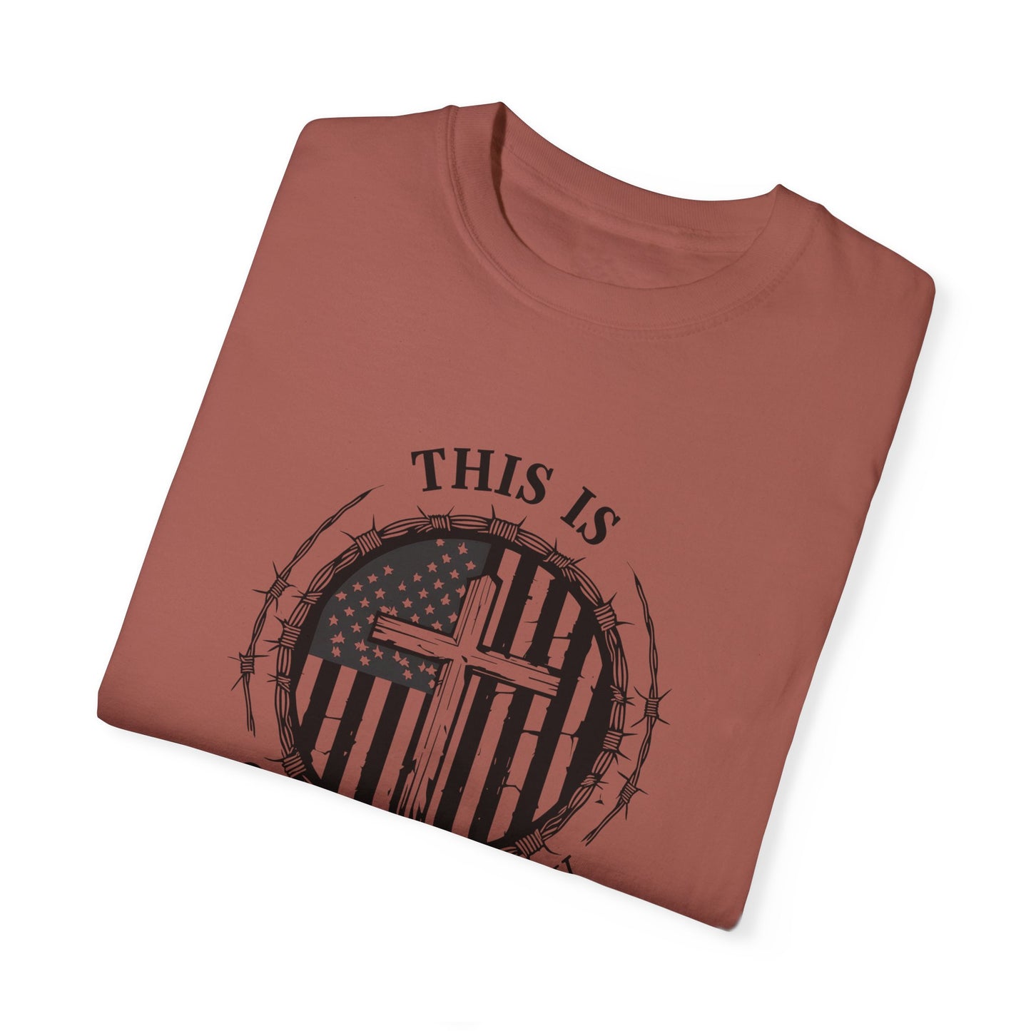 Unisex God’s Country Graphic T-Shirt - Patriotic Design
