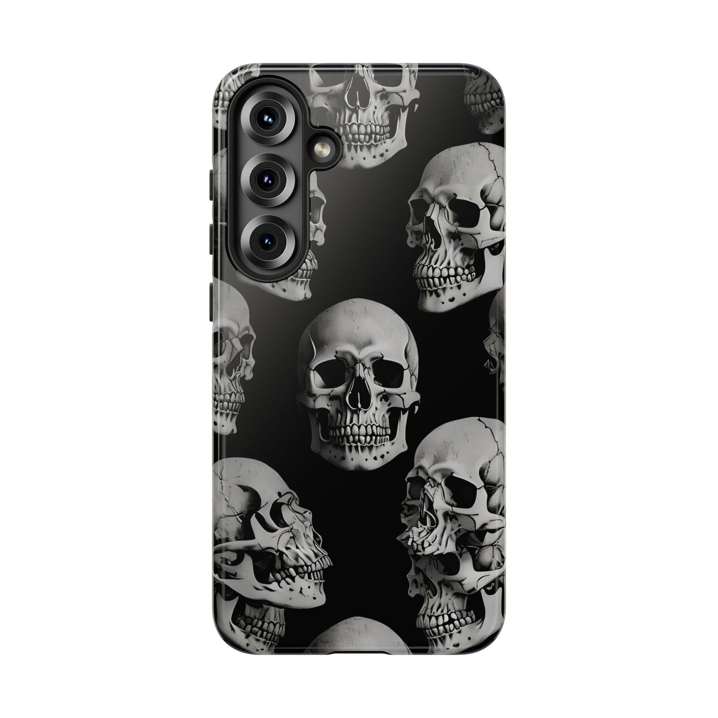 Skull Print Phone Case - Tough Cases for Bold Style