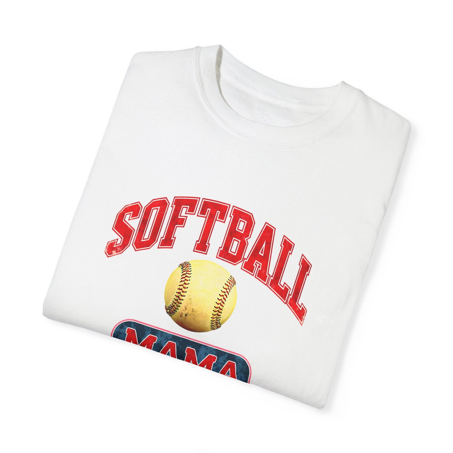 Softball Mama Unisex Garment-Dyed T-Shirt - Perfect Gift for Softball Lovers