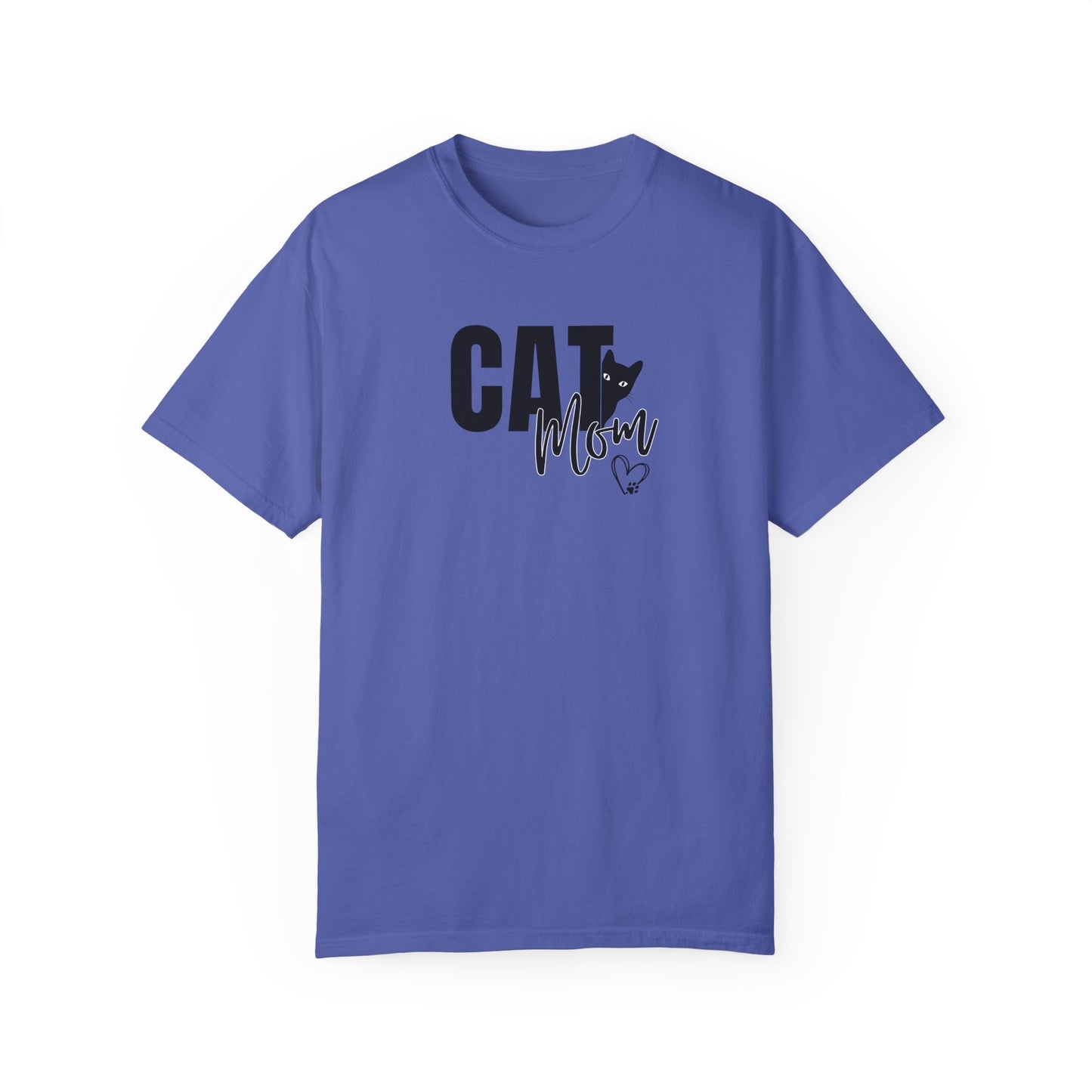 Cat Mom Unisex Garment-Dyed T-Shirt – Perfect Gift for Cat Lovers
