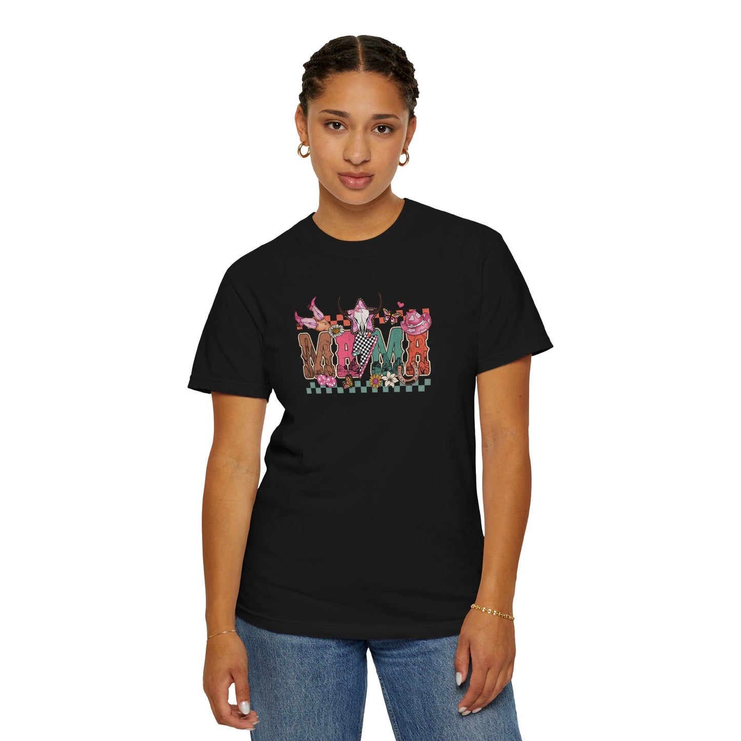 Whimsical Animal Print Unisex Garment-Dyed T-shirt | Fun Casual Tee