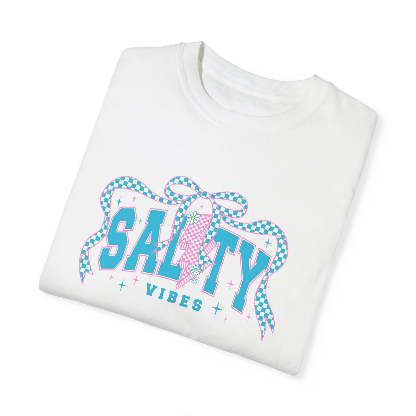 Salty Vibes Unisex Garment-Dyed T-Shirt