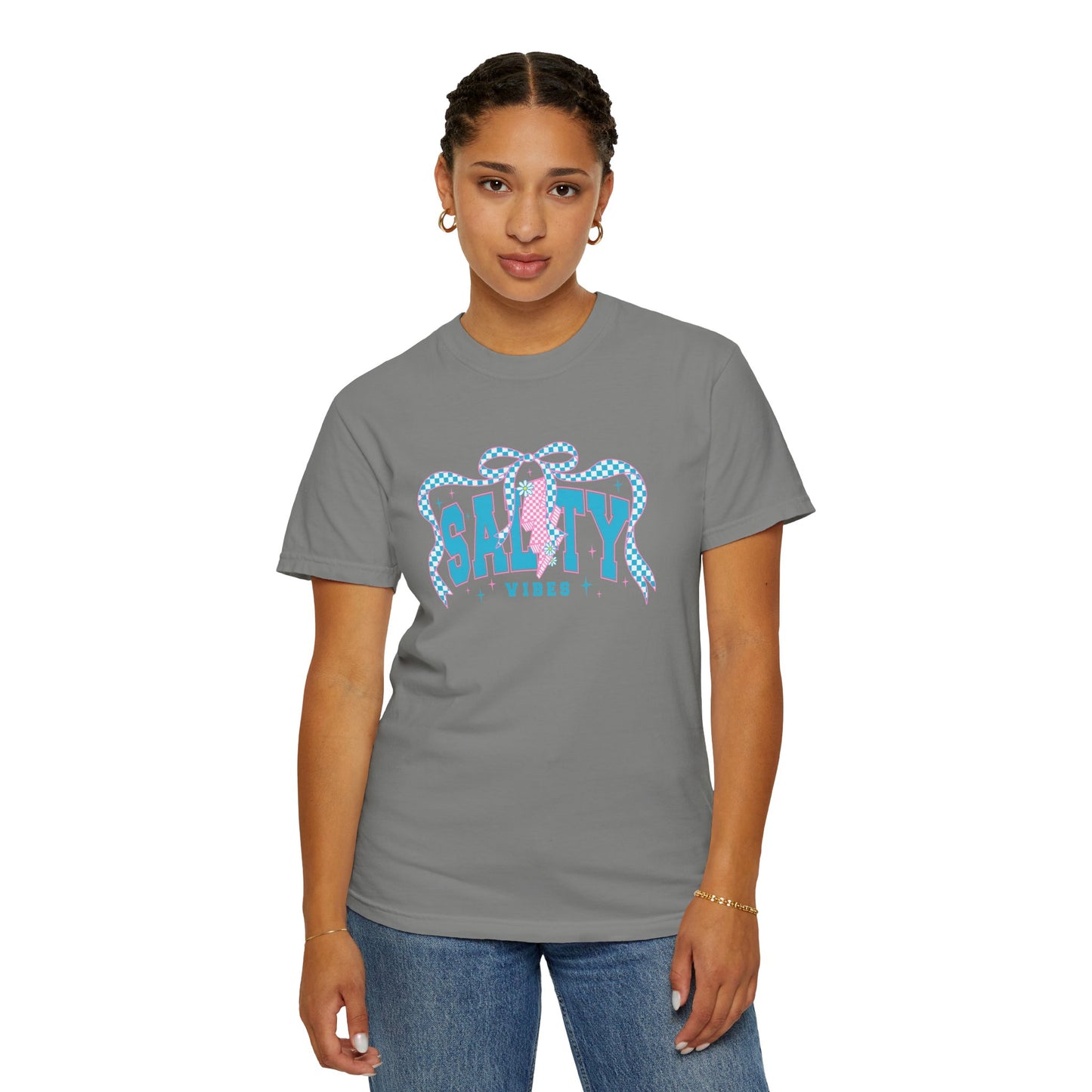 Salty Vibes Unisex Garment-Dyed T-Shirt