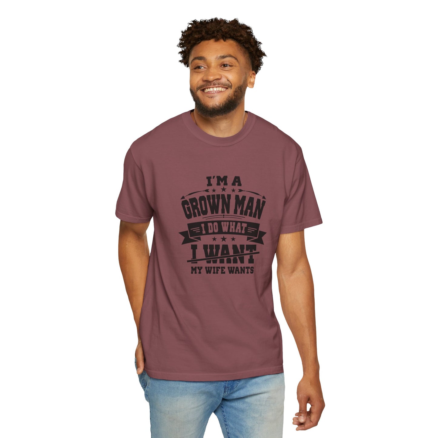 Humorous Grown Man T-Shirt - Perfect Gift for Men