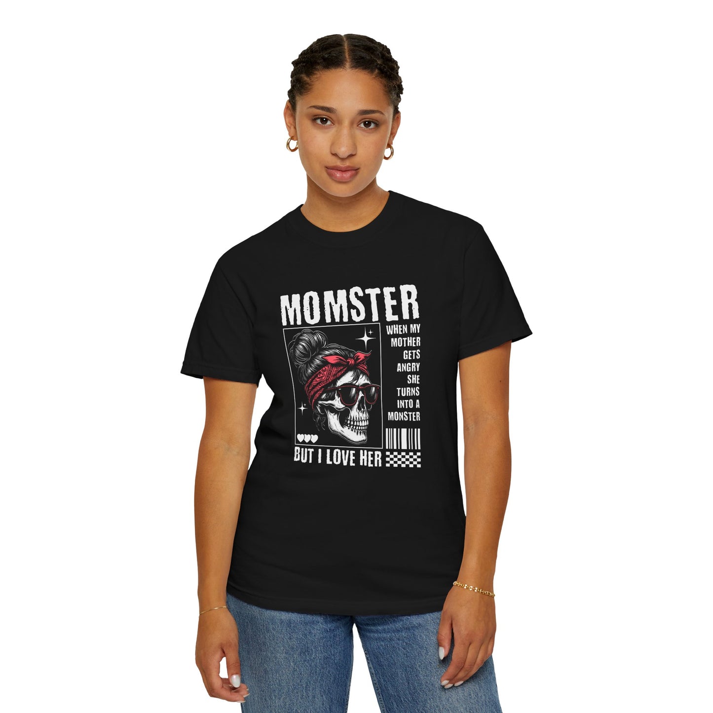 Momster Humor Unisex Garment-Dyed T-shirt for Moms