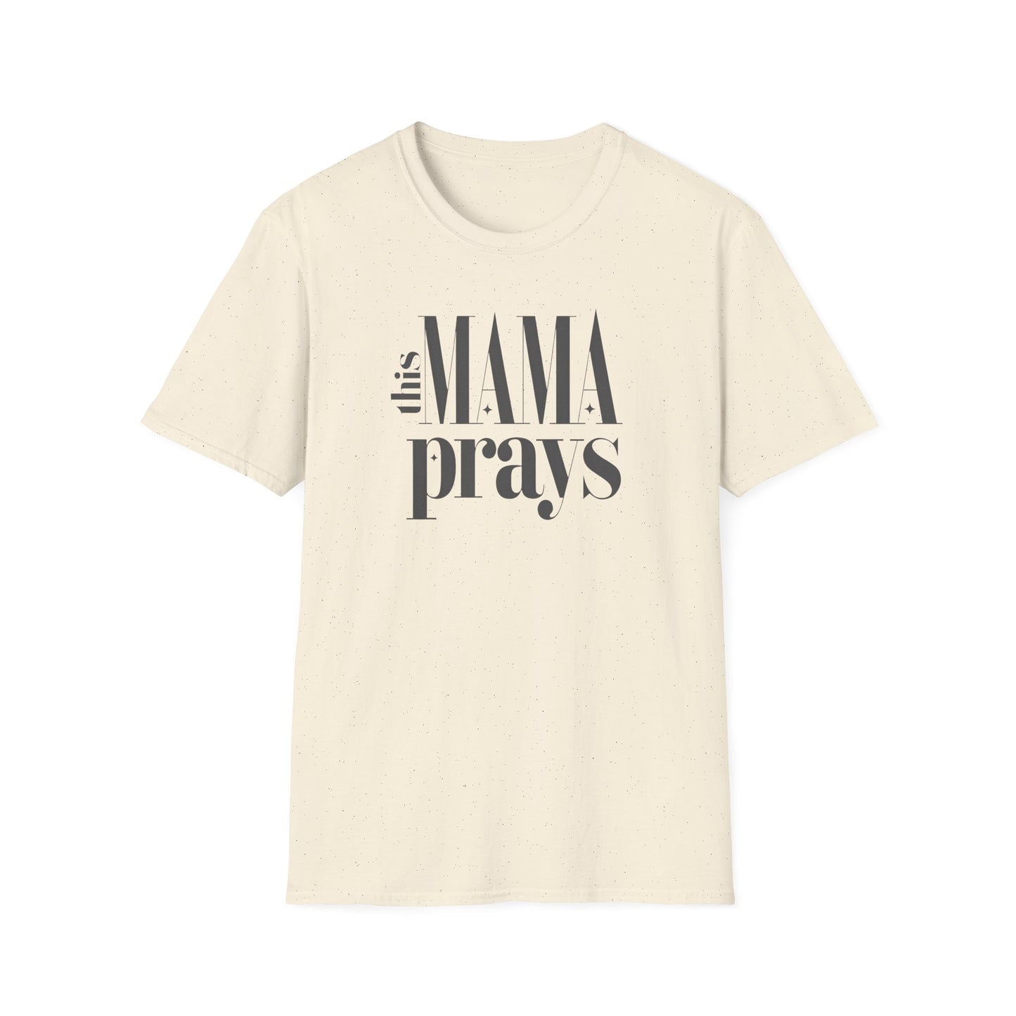 Unisex Softstyle T-Shirt - 'This Mama Prays' Inspirational Tee